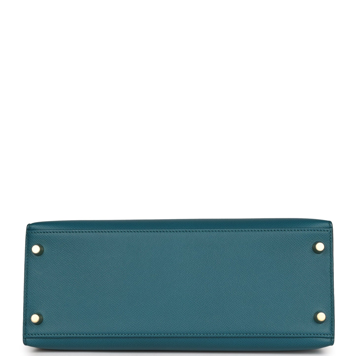 Hermes Kelly 28 Sellier Vert Bosphore Epsom Gold Hardware
