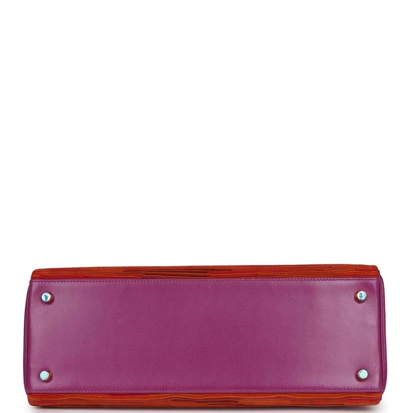 Hermes Kelly 32 Retourne Vibrato Cyclamen Box Gold Hardware
