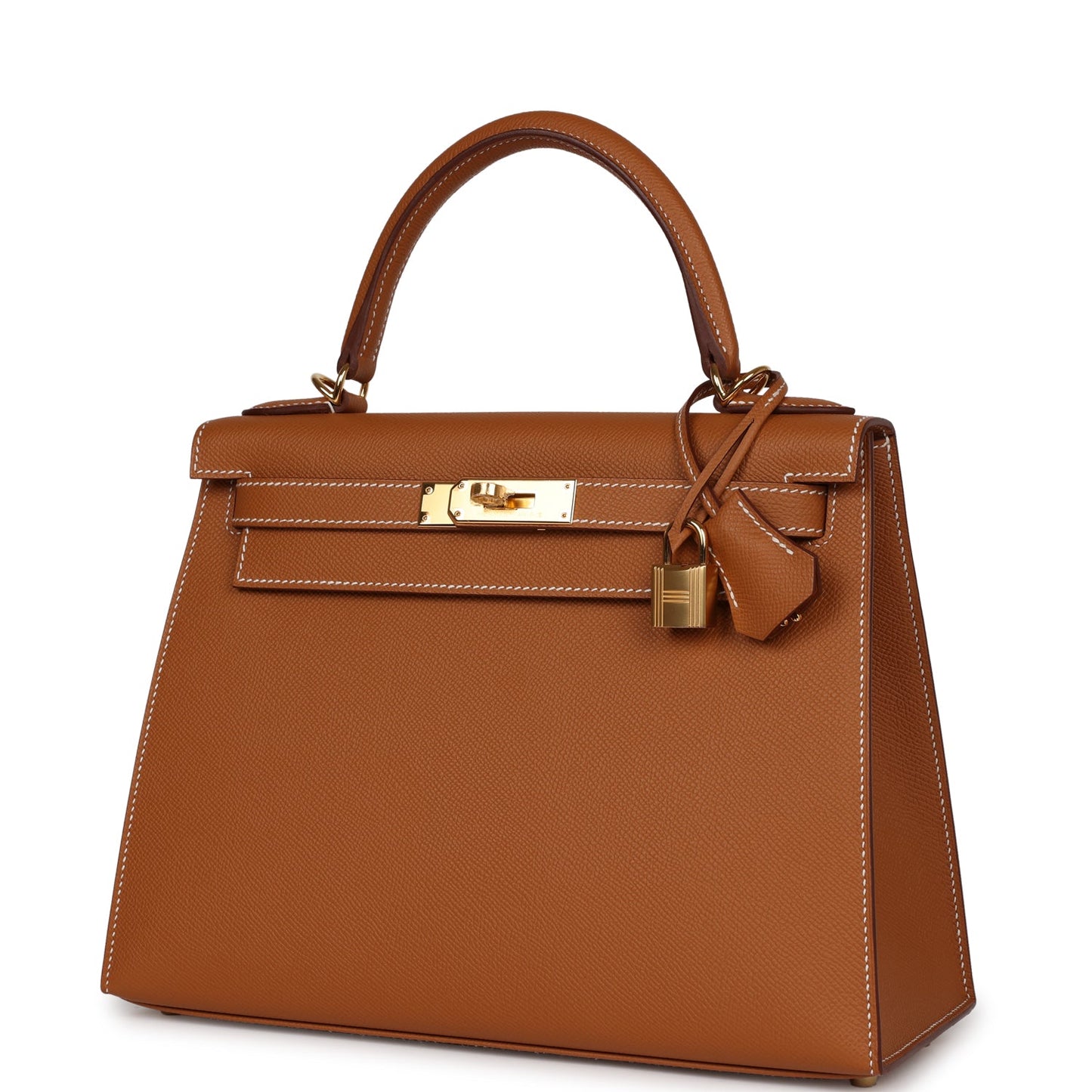 Hermes Kelly 28 Sellier Gold Epsom Gold Hardware