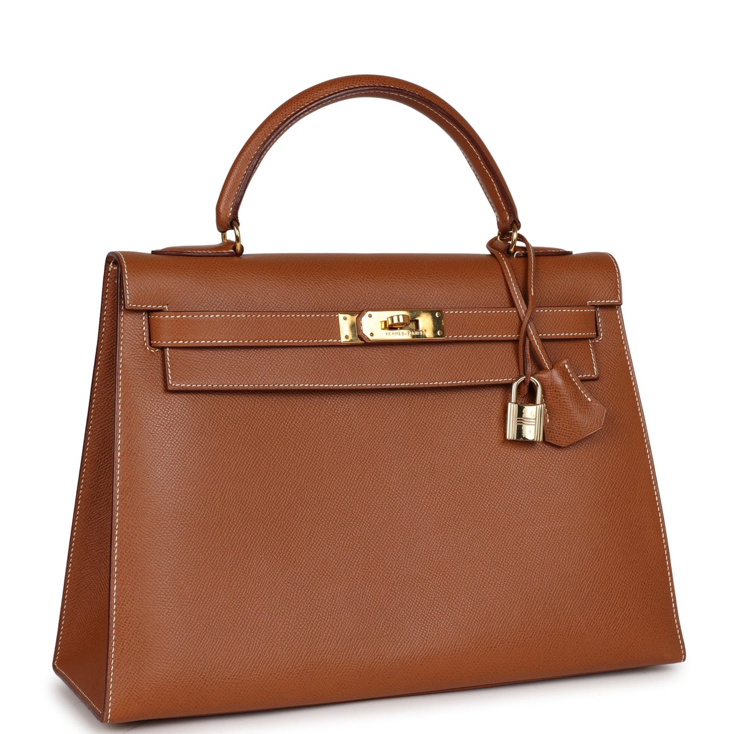 Hermes Kelly 32 Sellier Gold Courcheval Gold Hardware
