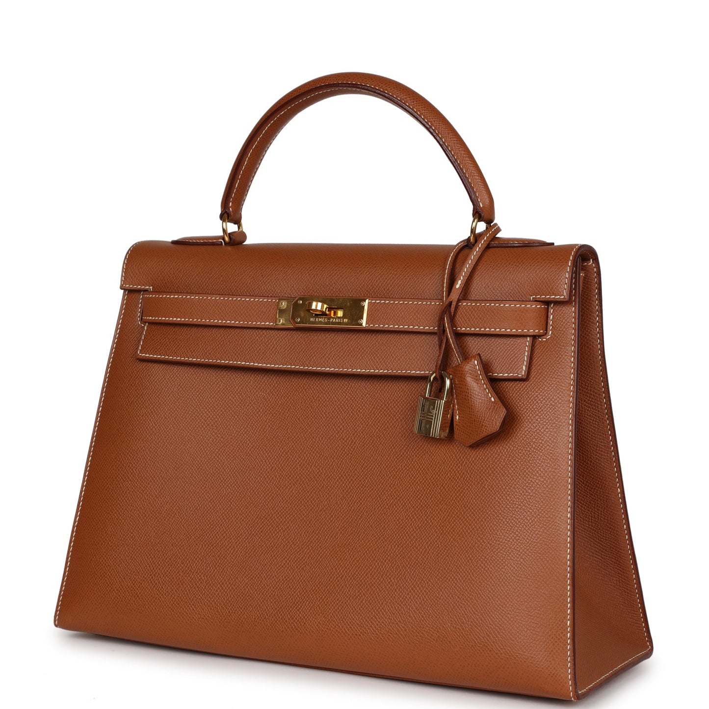 Hermes Kelly 32 Sellier Gold Courcheval Gold Hardware