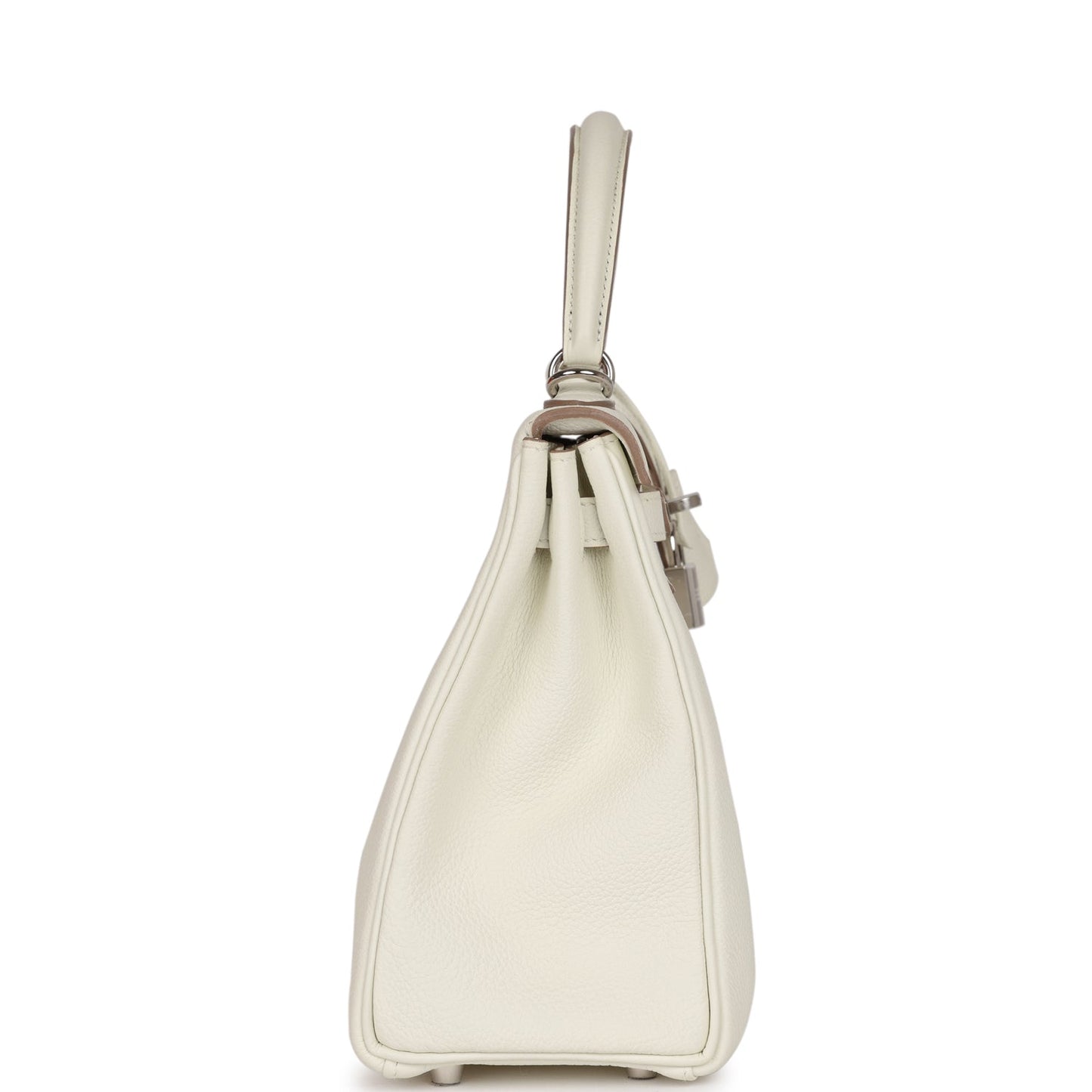 Hermes Kelly 25 Retourne Mushroom Togo Palladium Hardware