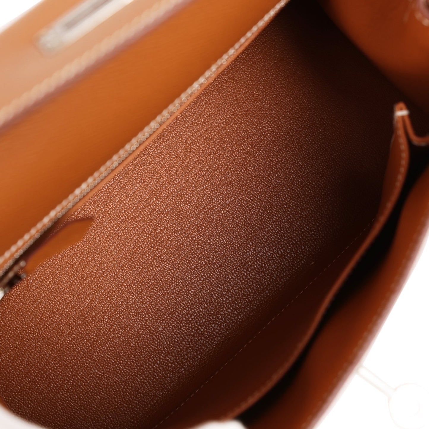 Hermes Kelly 25 Sellier Gold Epsom Palladium Hardware