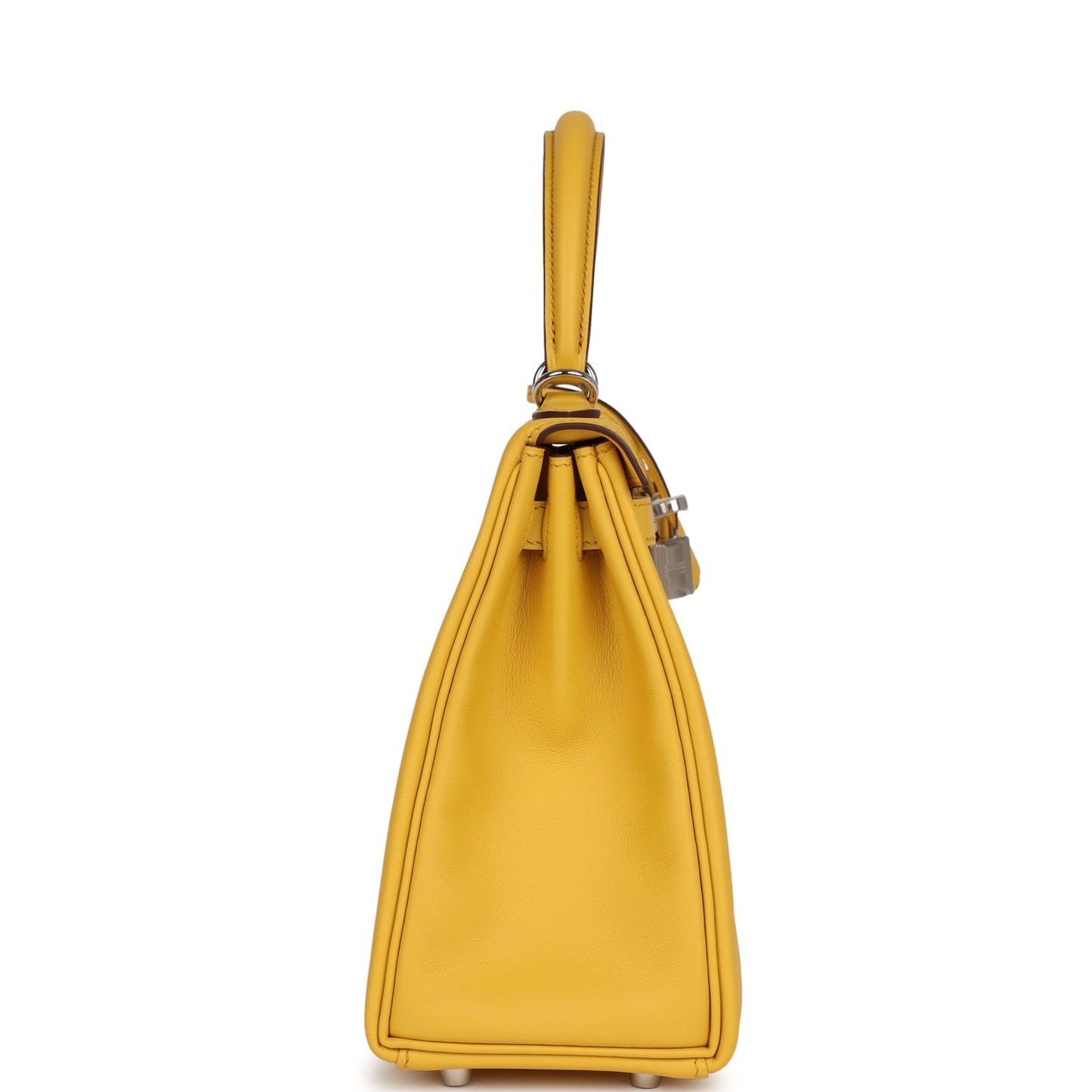 Hermes Kelly 25 Retourne Sun Swift Palladium Hardware