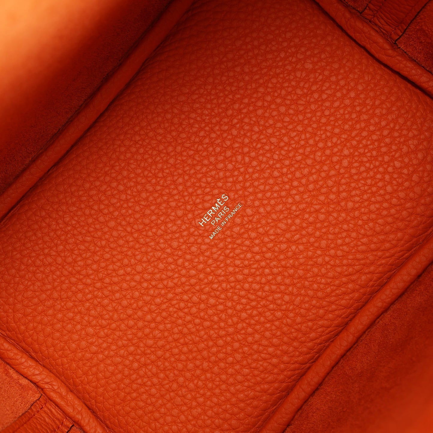 Hermes Picotin 18 Orange H Clemence Gold Hardware