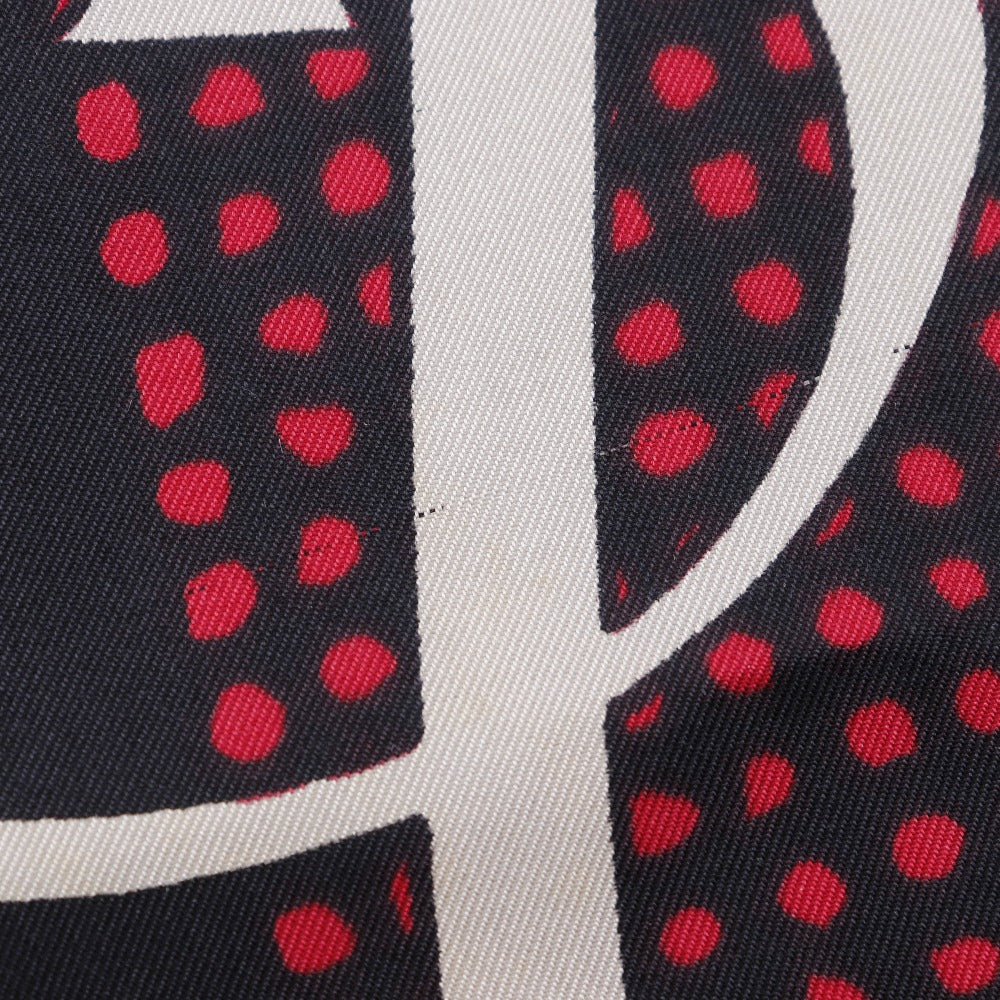 Yves Saint Laurent Silk Logo Scarf