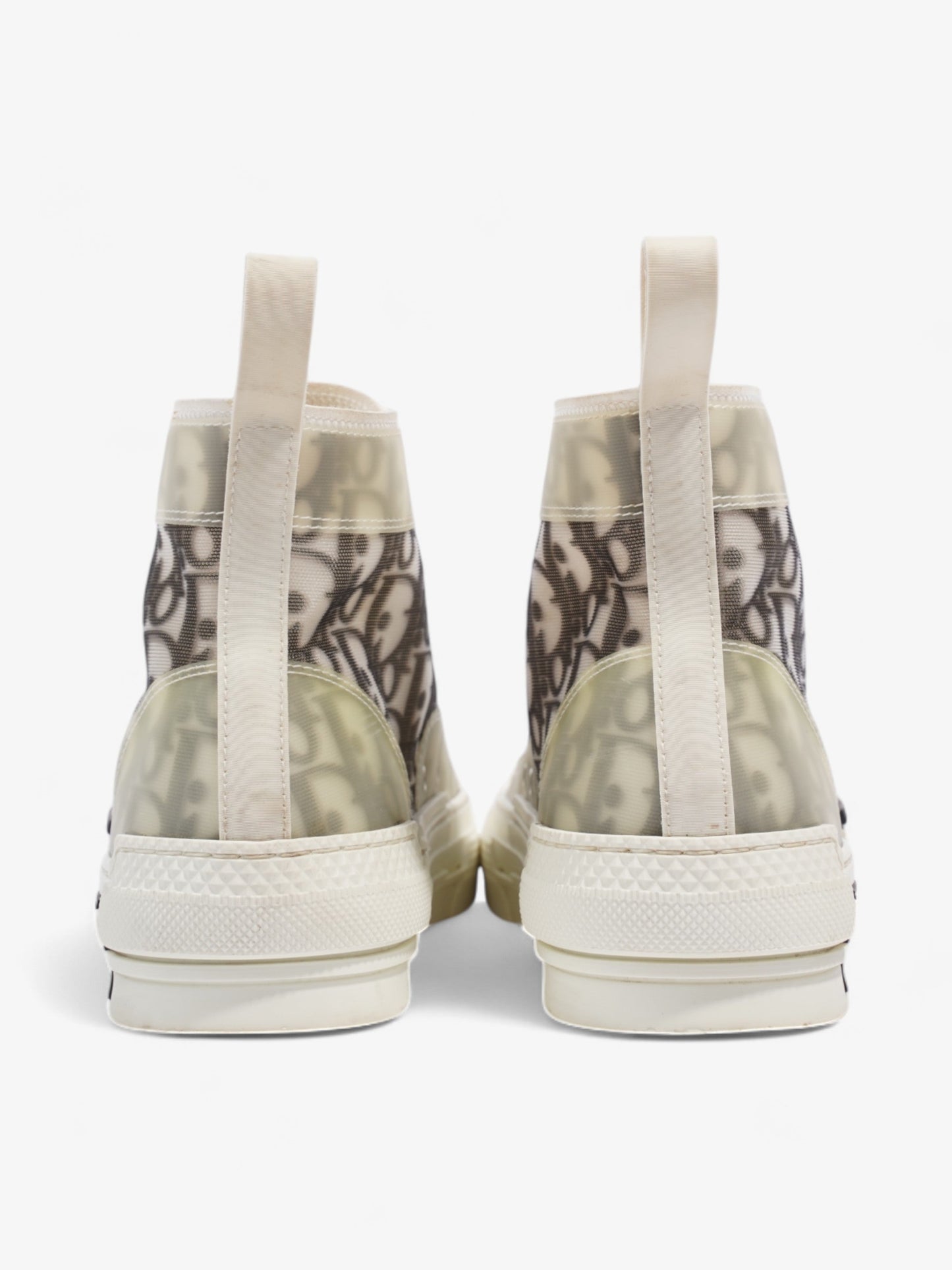 Christian Dior B23 High Top Light Grey Canvas EU 38 UK 5