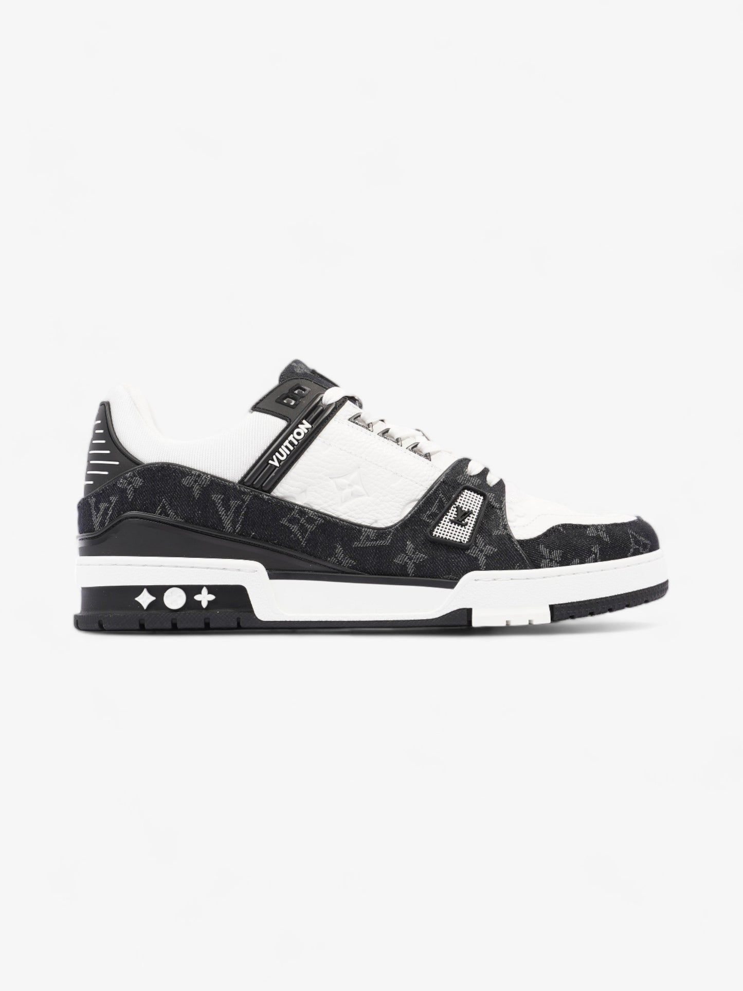 Louis Vuitton LV Trainers Black / White Leather EU 46 UK 11