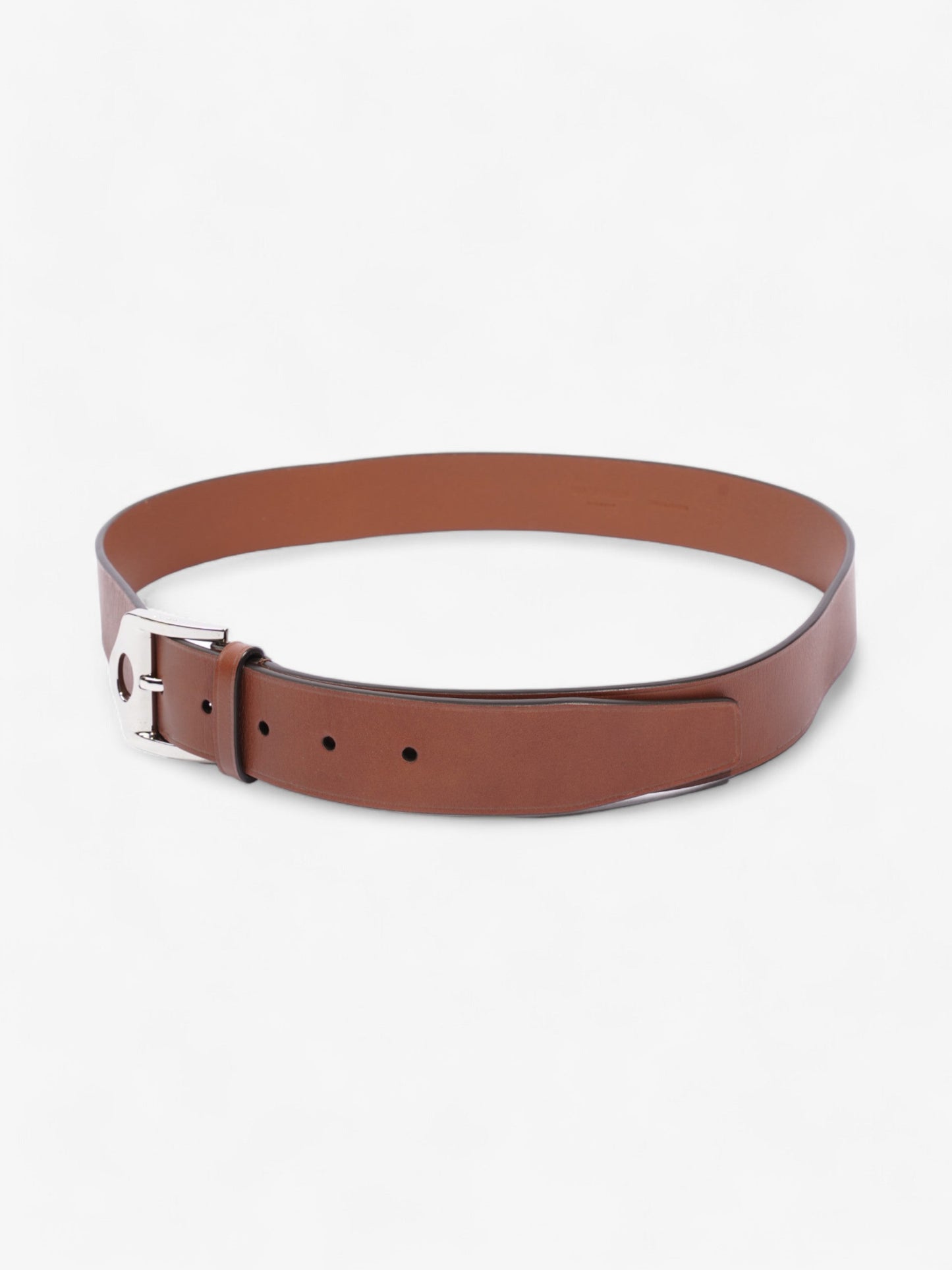 Burberry Buckle Belt Brown Leather 90cm 36"