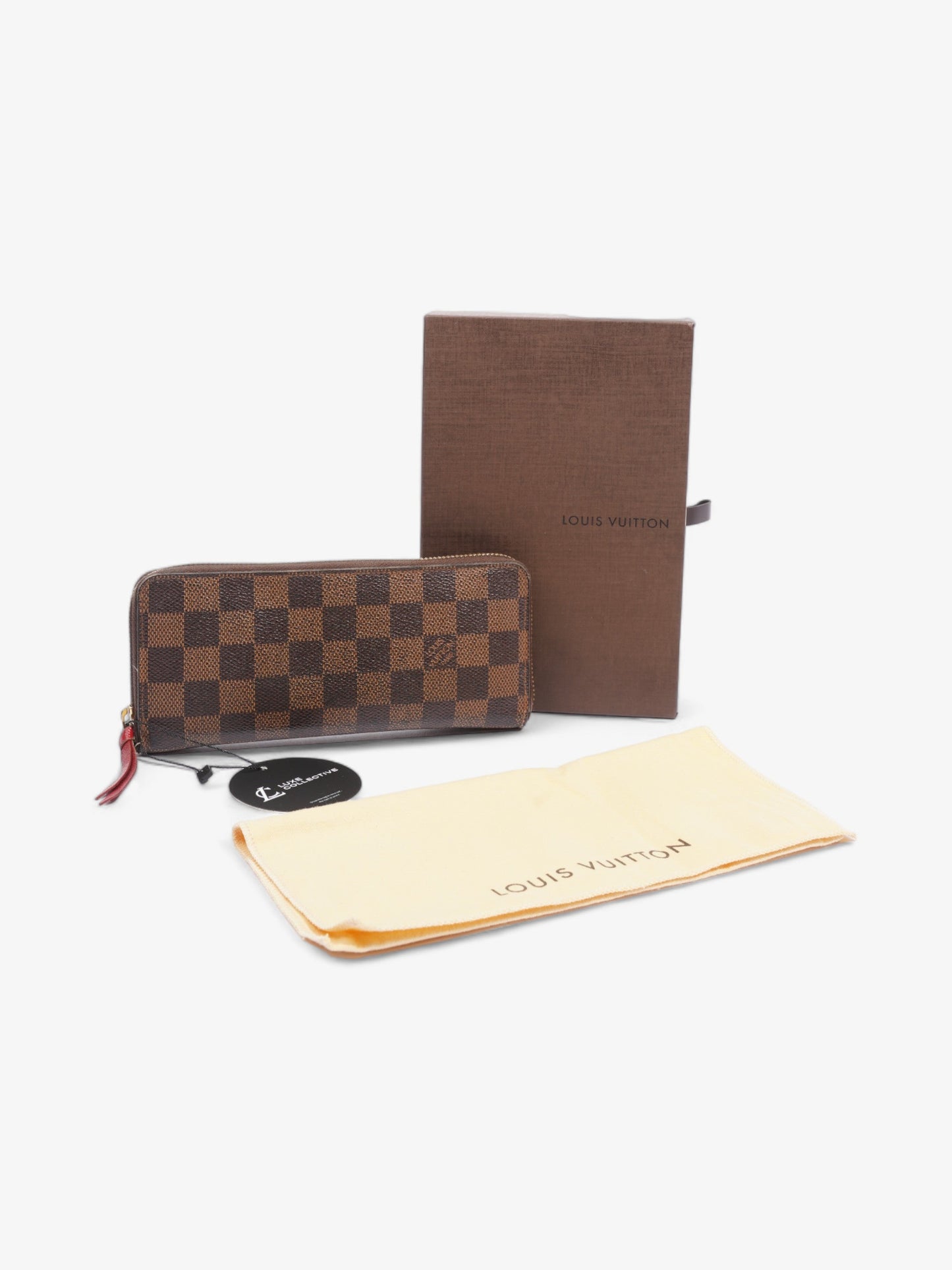Louis Vuitton Clemence Damier Ebene / Cherry Canvas