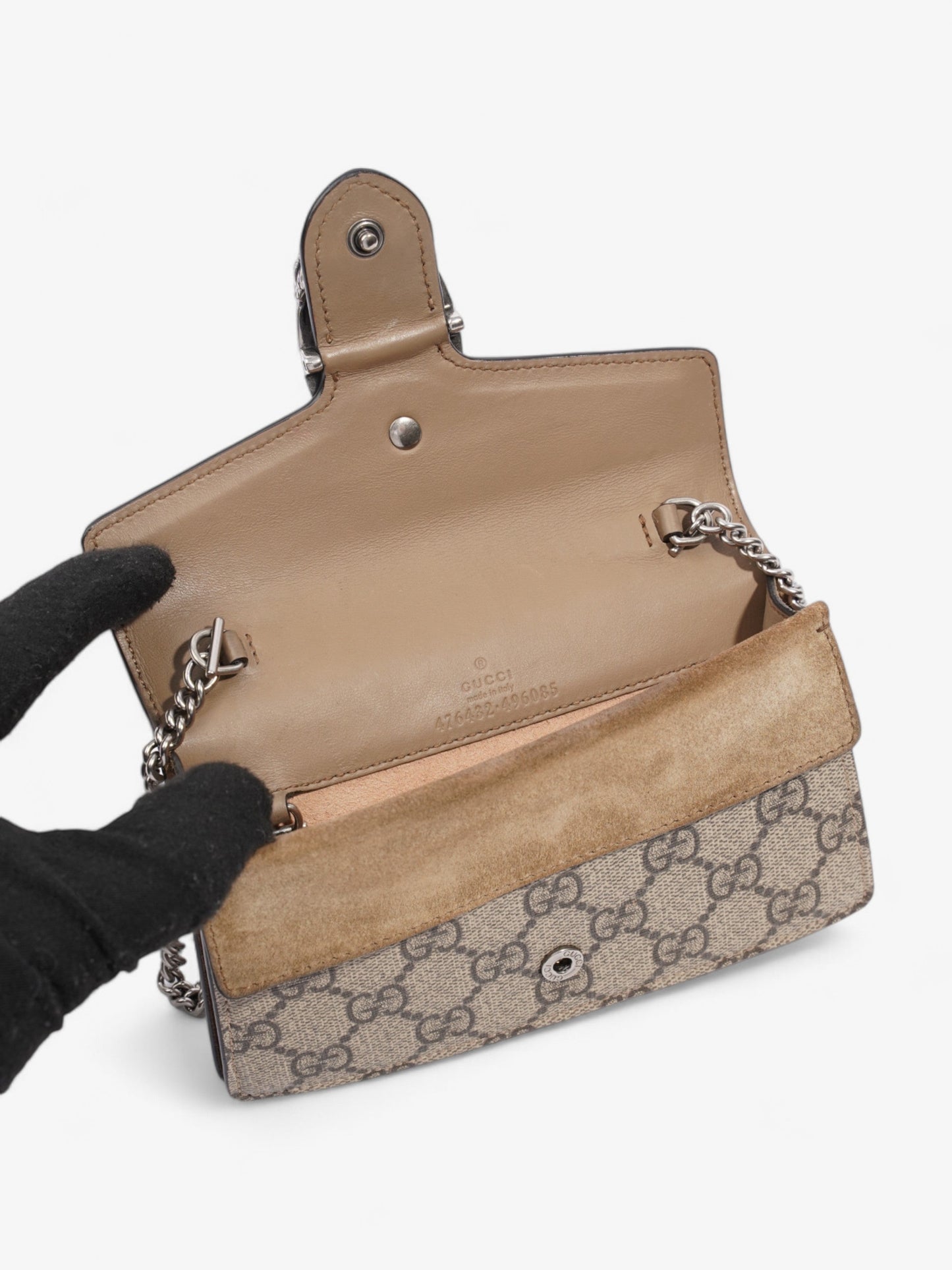 Gucci Dionysus GG Supreme Coated Canvas Super Mini