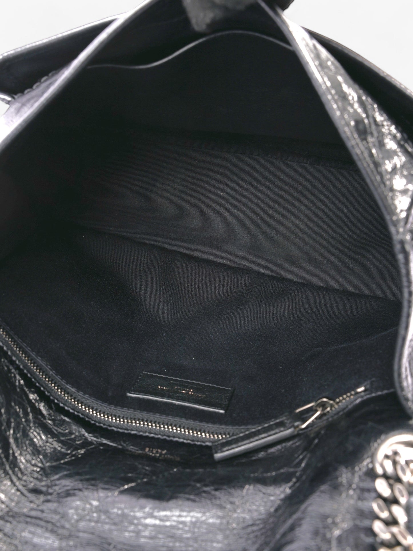 Saint Laurent Niki Black Calfskin Leather Large