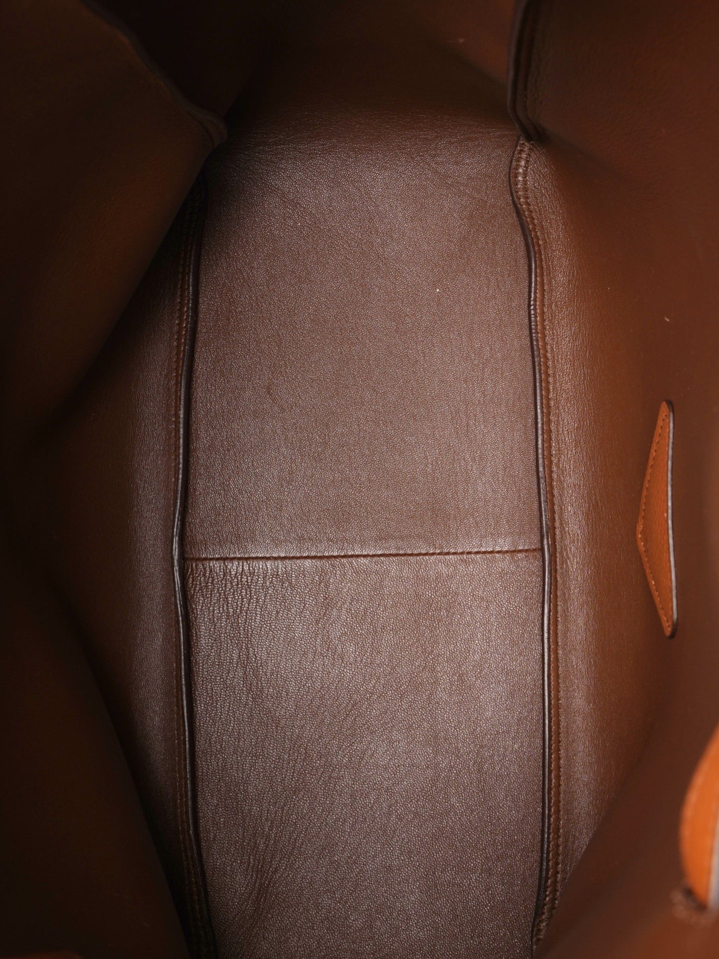 Prada Dynamique Tote Brown Leather