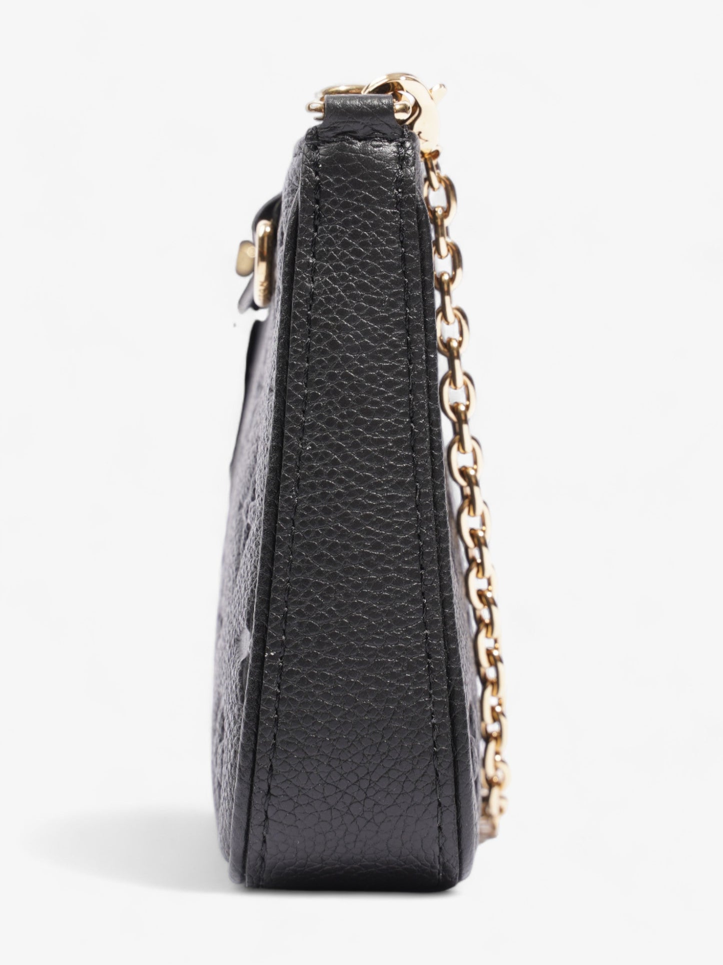 Louis Vuitton Easy Pouch On Strap Black Empreinte Leather