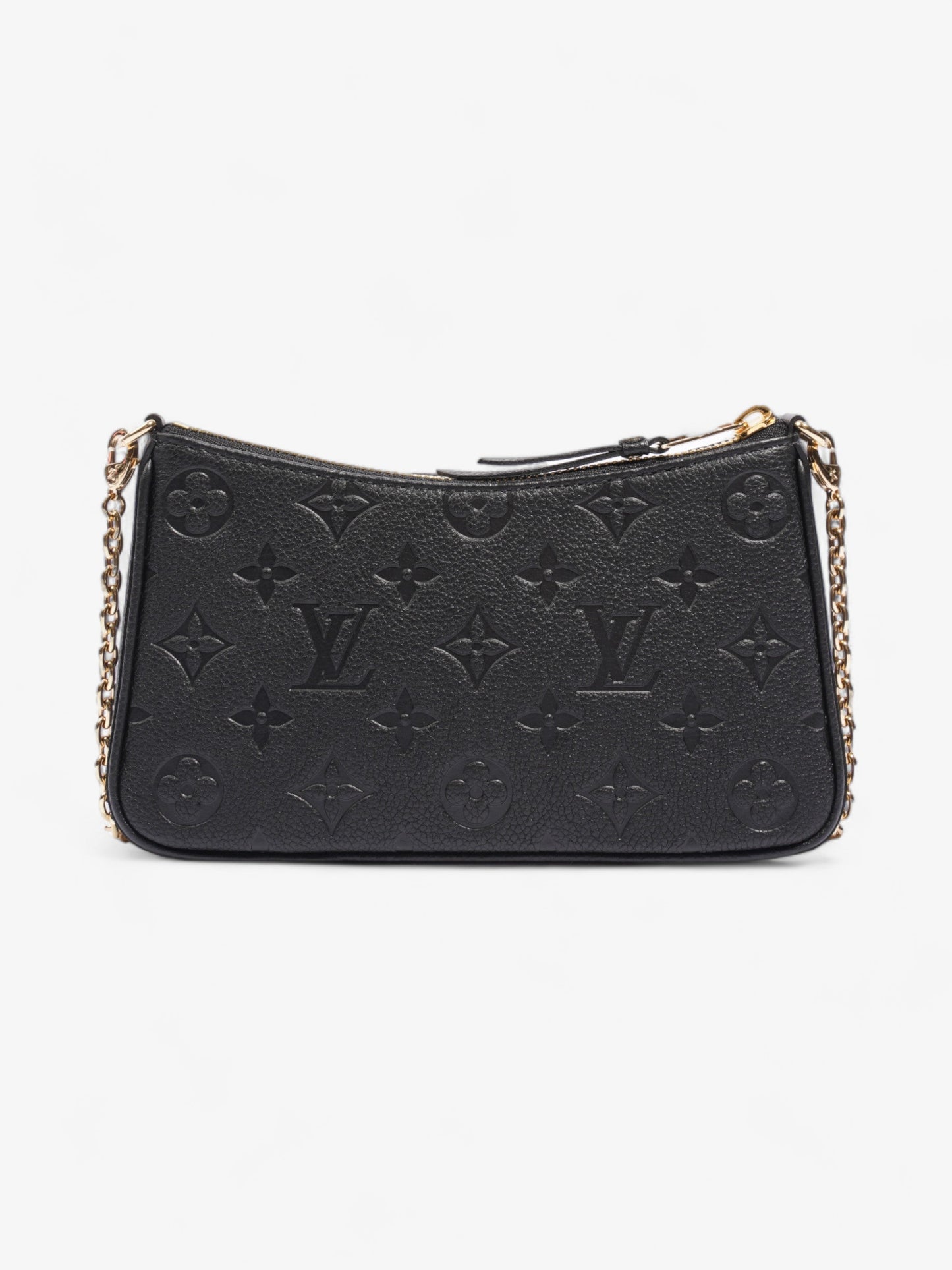 Louis Vuitton Easy Pouch On Strap Black Empreinte Leather