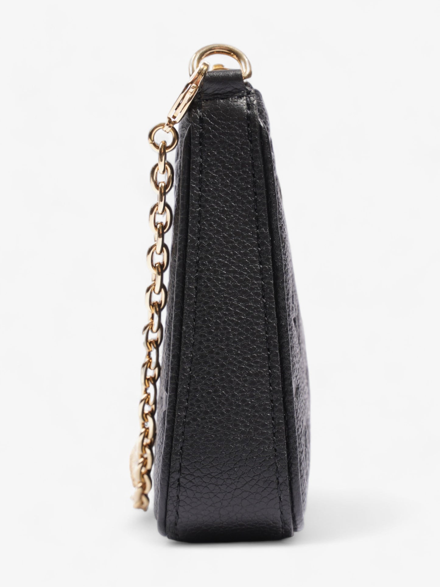 Louis Vuitton Easy Pouch On Strap Black Empreinte Leather