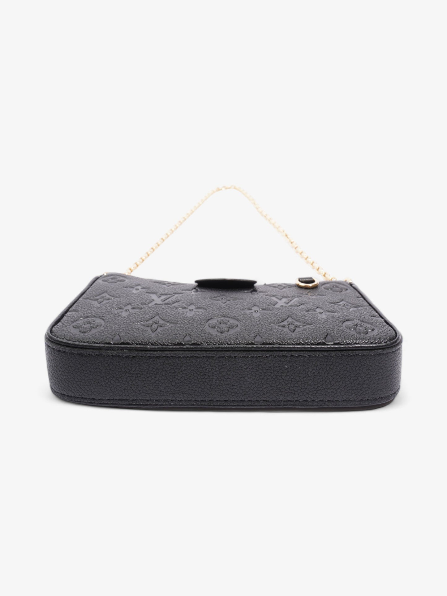 Louis Vuitton Easy Pouch On Strap Black Empreinte Leather