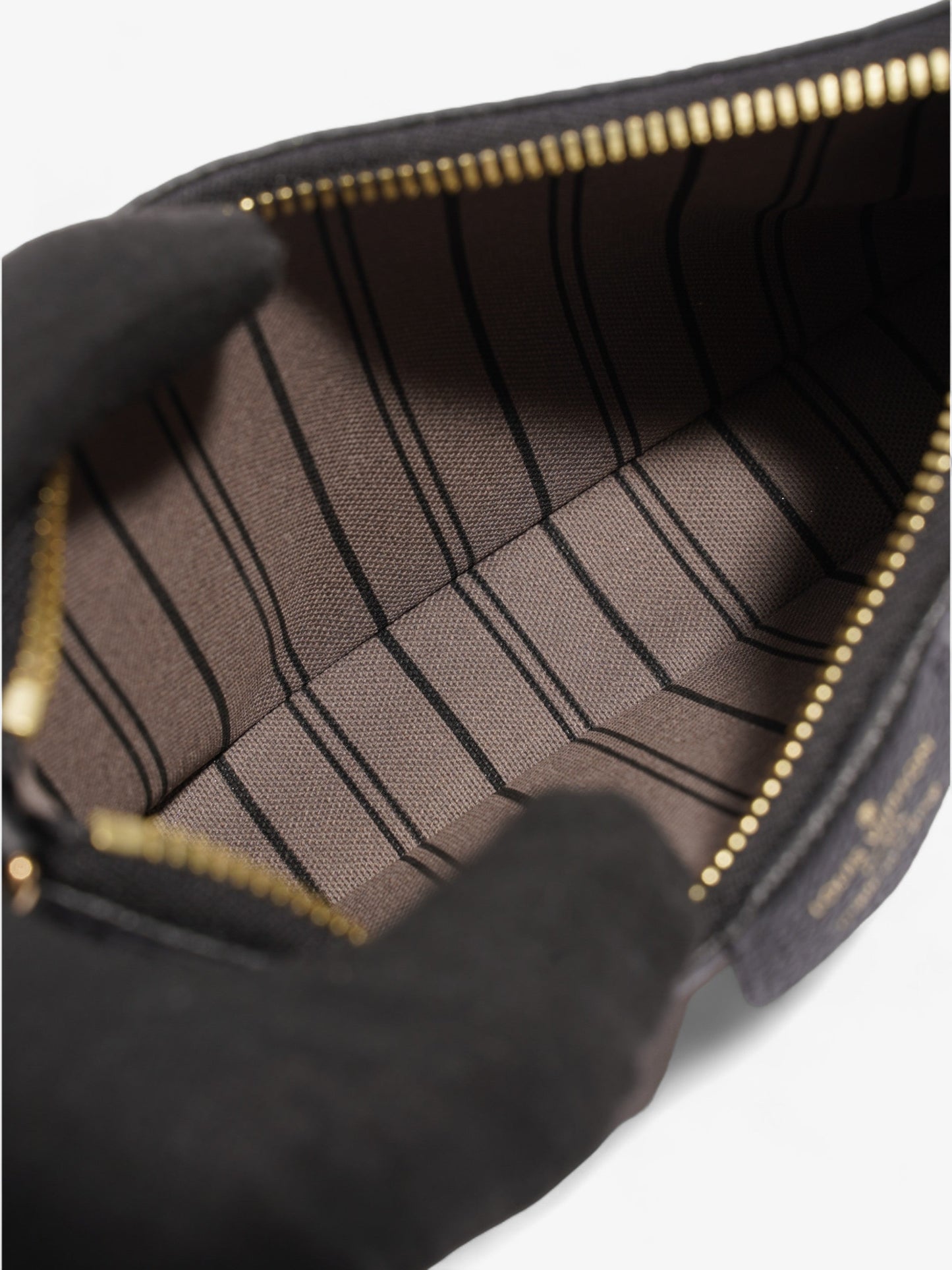 Louis Vuitton Easy Pouch On Strap Black Empreinte Leather