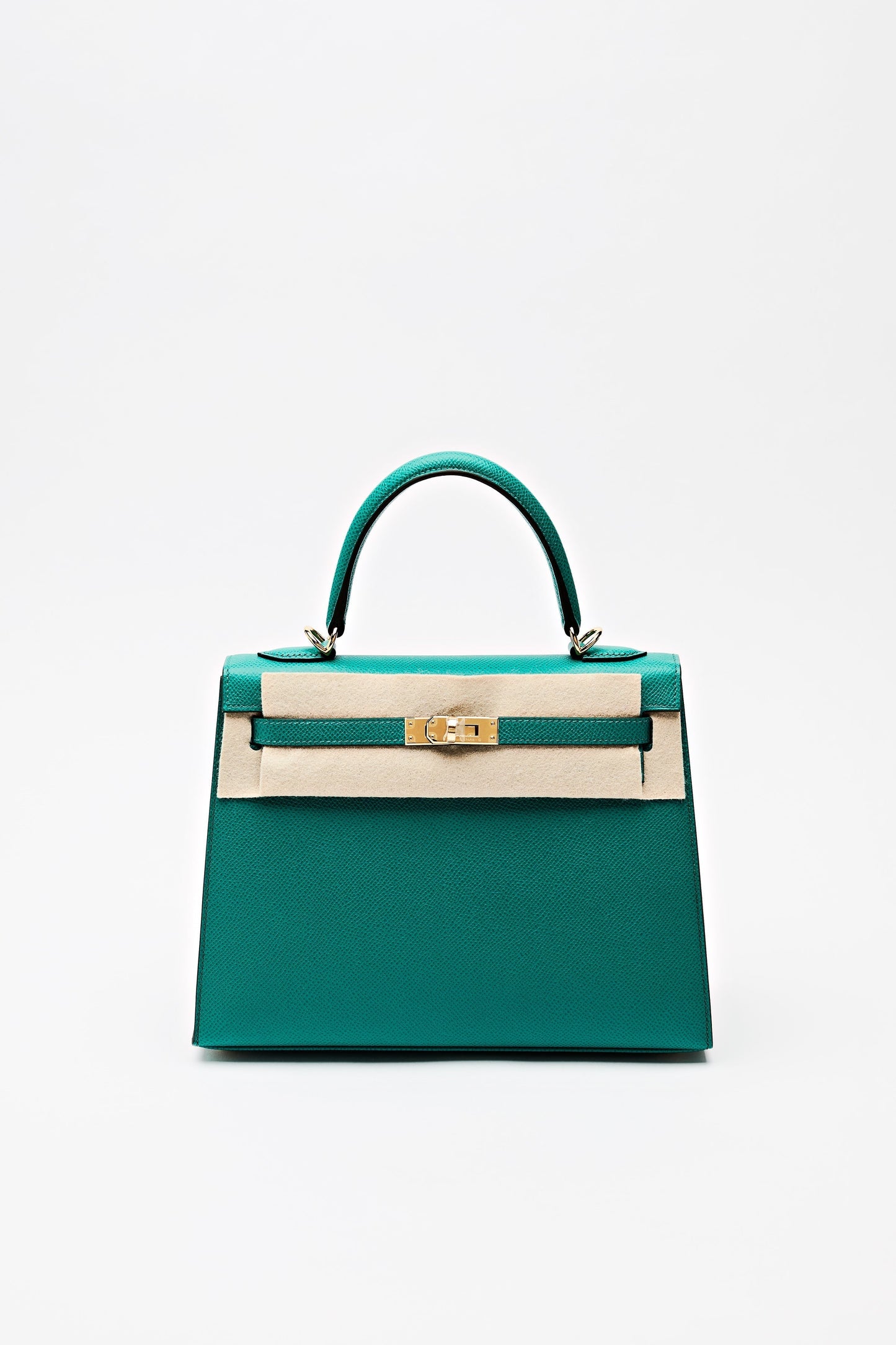 Hermes Kelly 25 Vert Jade Sellier Epsom Calfskin