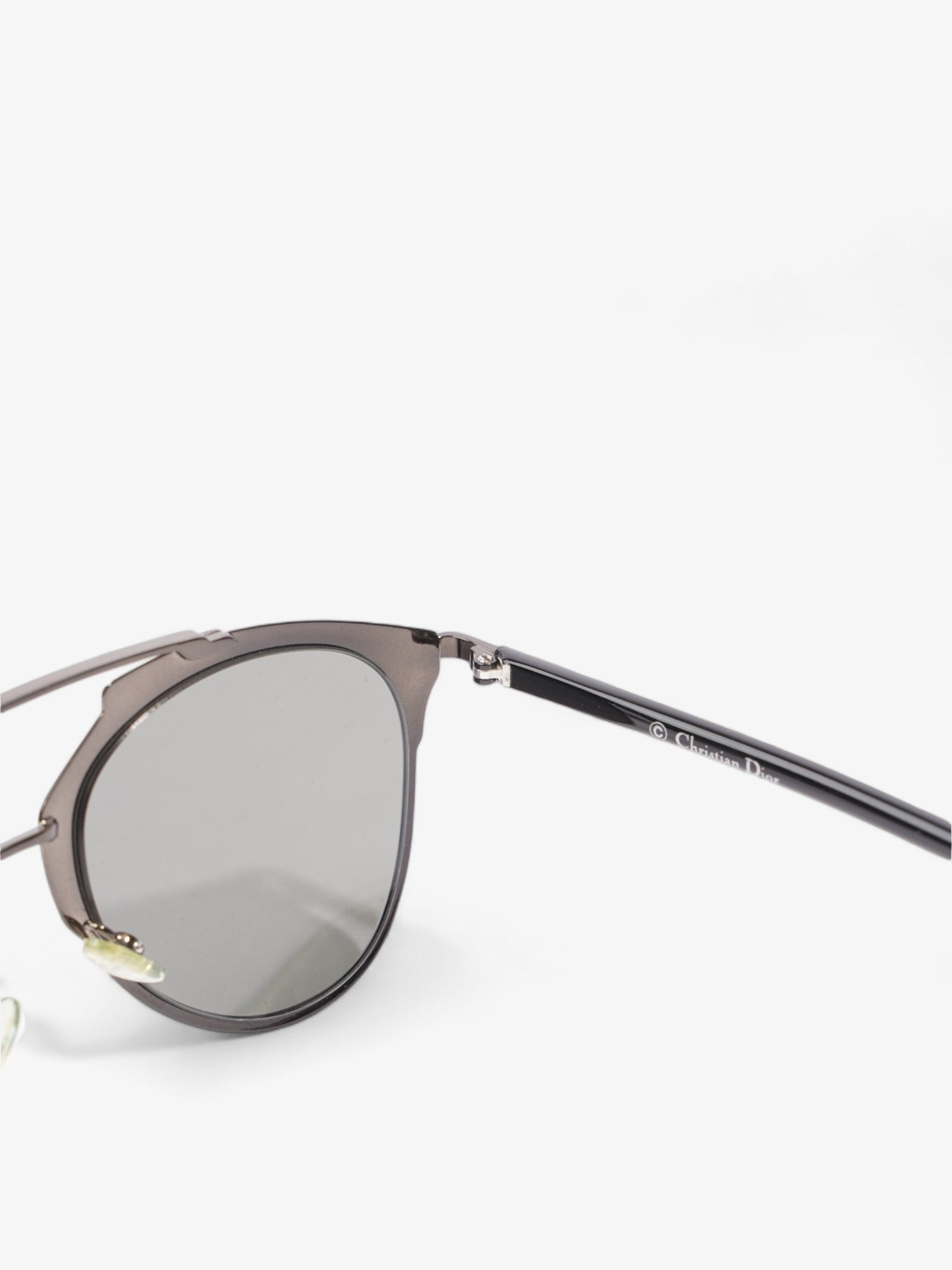 Christian Dior Dior Reflected Sunglasses Metallic Grey Acetate 140mm