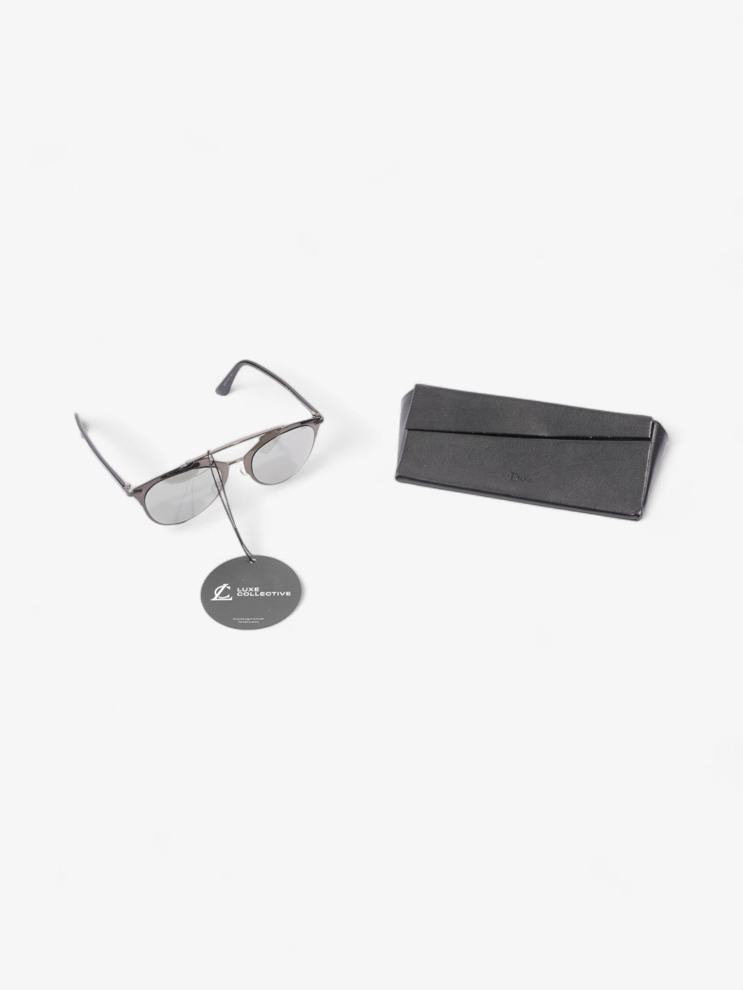 Christian Dior Dior Reflected Sunglasses Metallic Grey Acetate 140mm