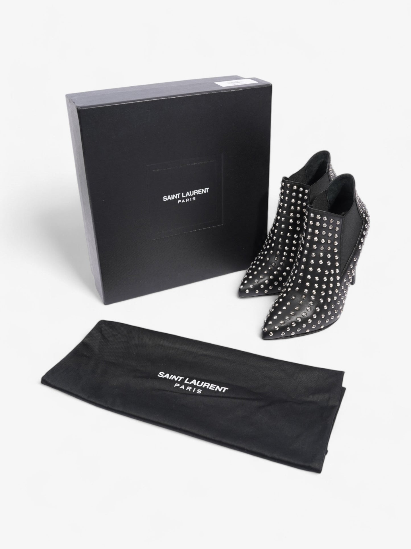 Saint Laurent Paris 110 Black Leather EU 38.5 UK 5.5