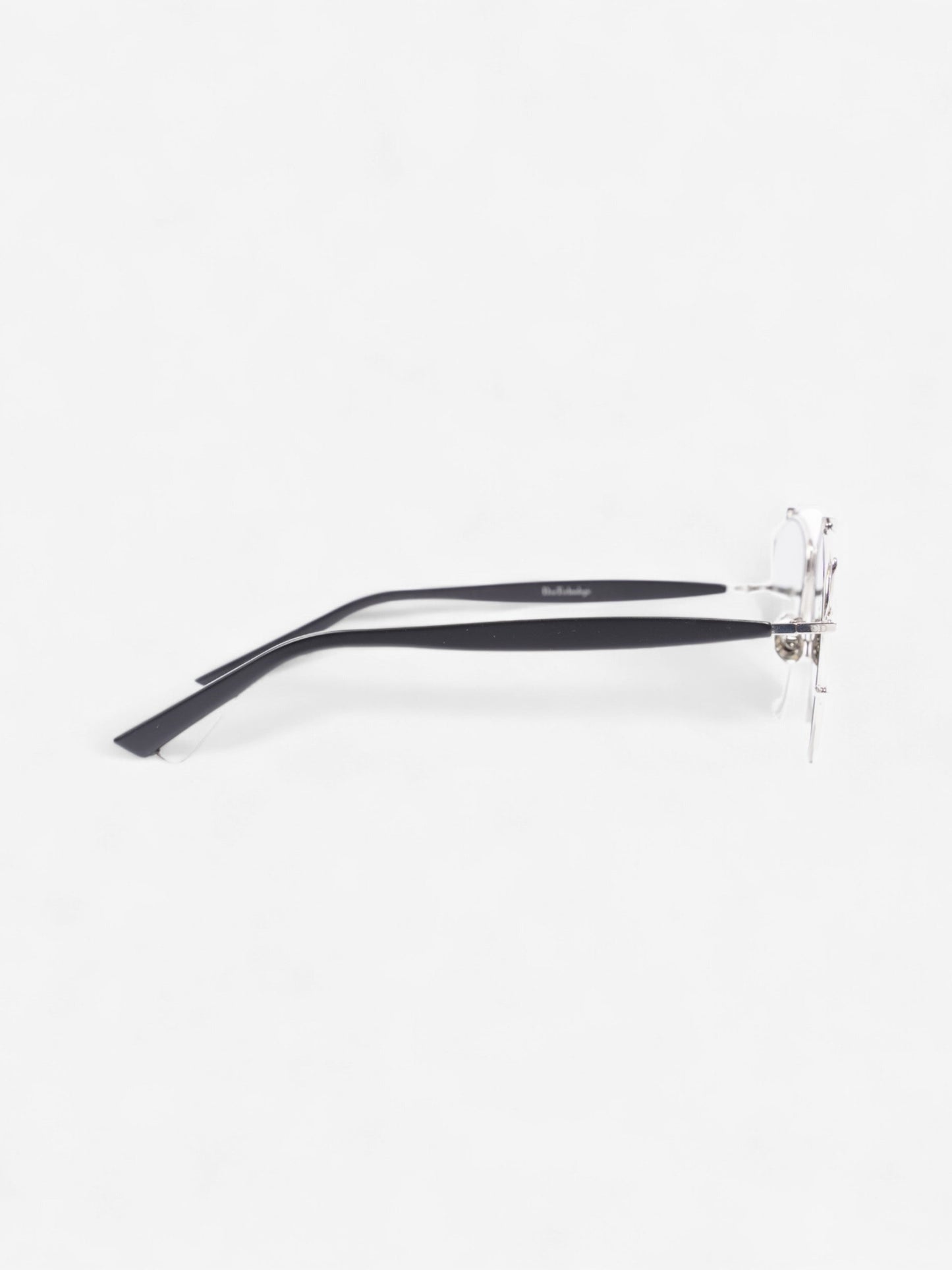 Christian Dior Technologic Sunglasses Silver / Black Acetate 145mm