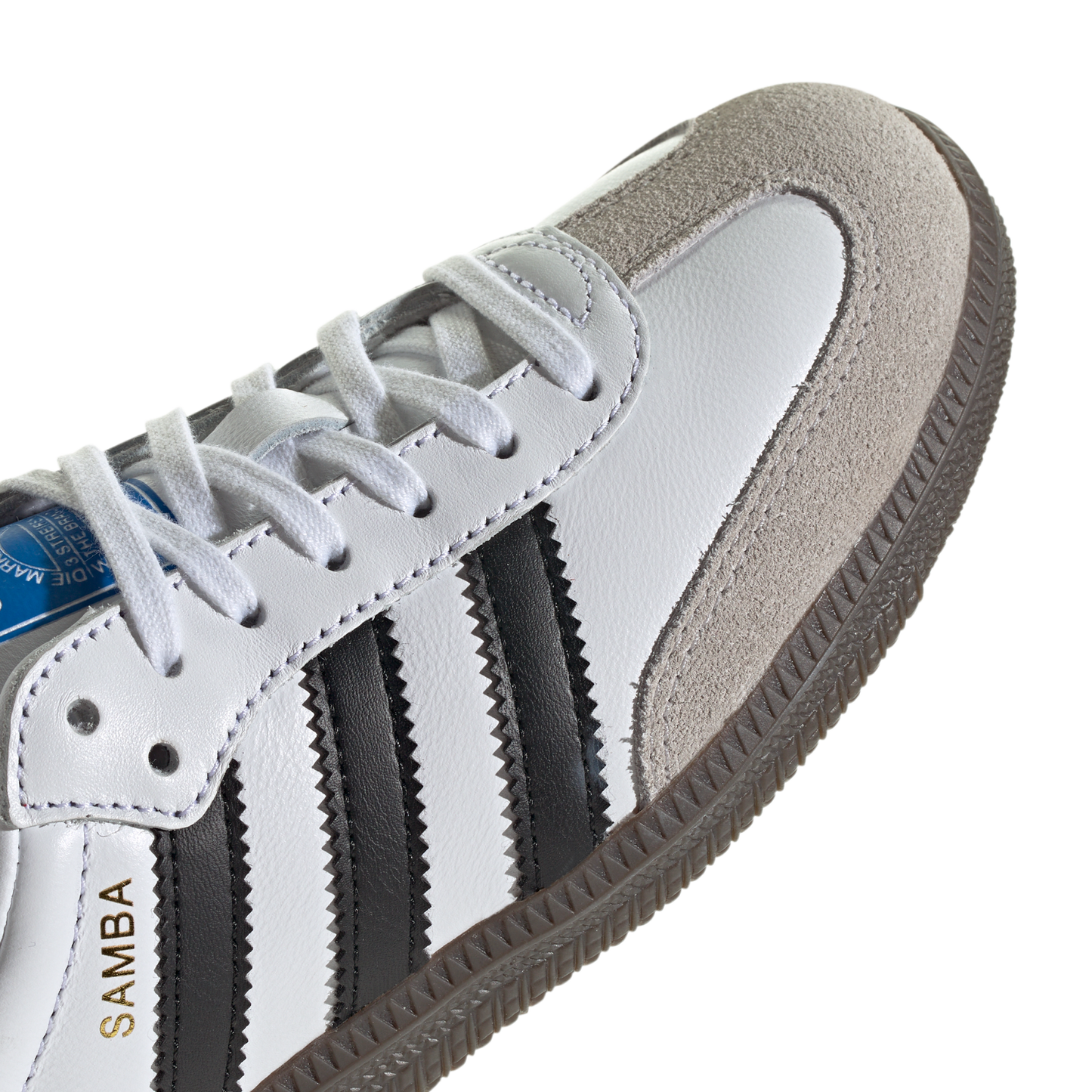 Big Kids' Adidas Samba OG J "White Black Gum"