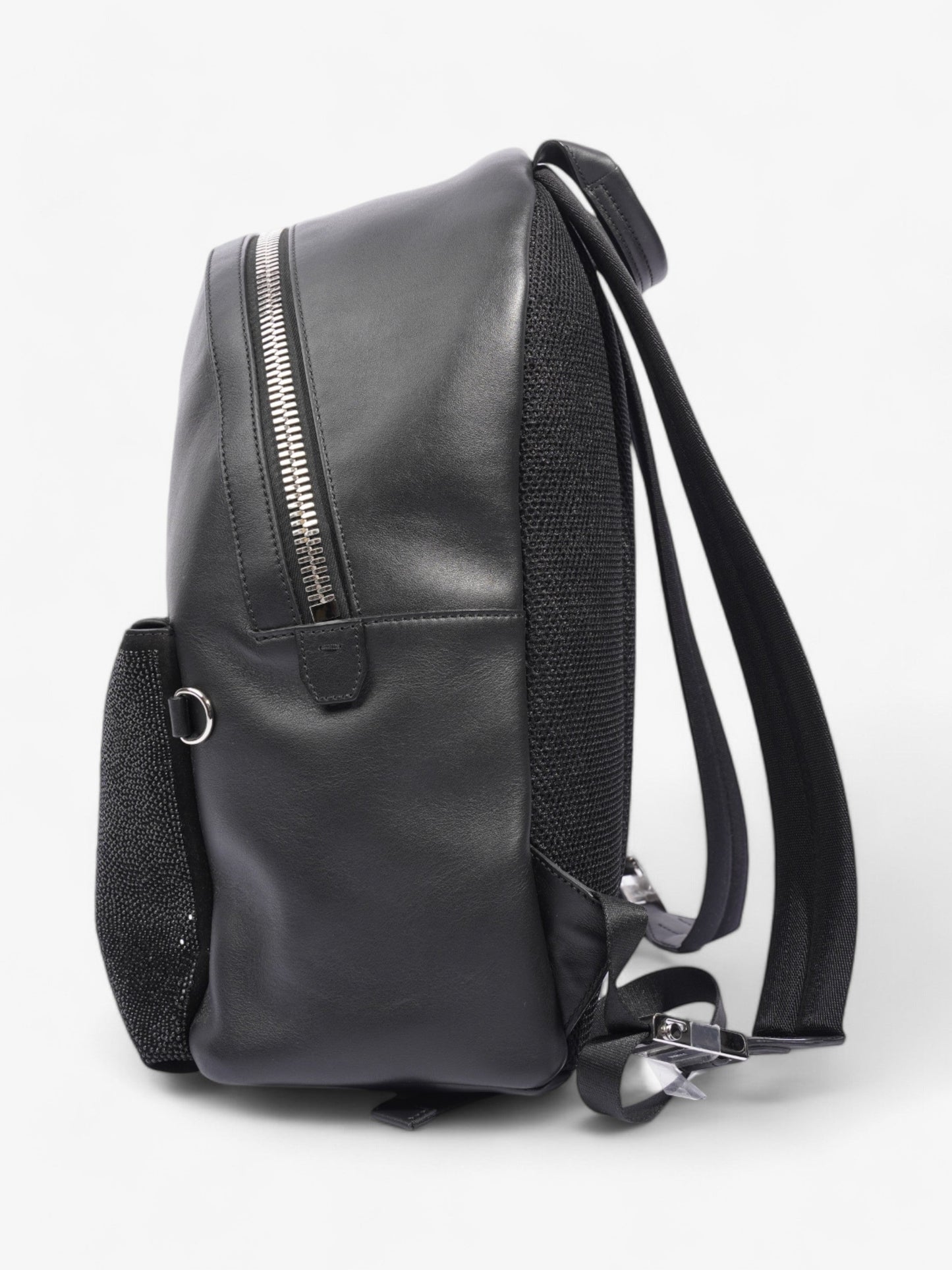 Fendi Carlito Karl Lagerfeld Backpack Black Leather