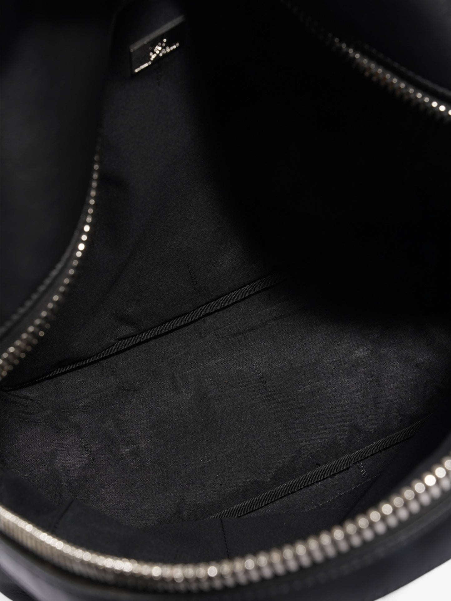 Fendi Carlito Karl Lagerfeld Backpack Black Leather