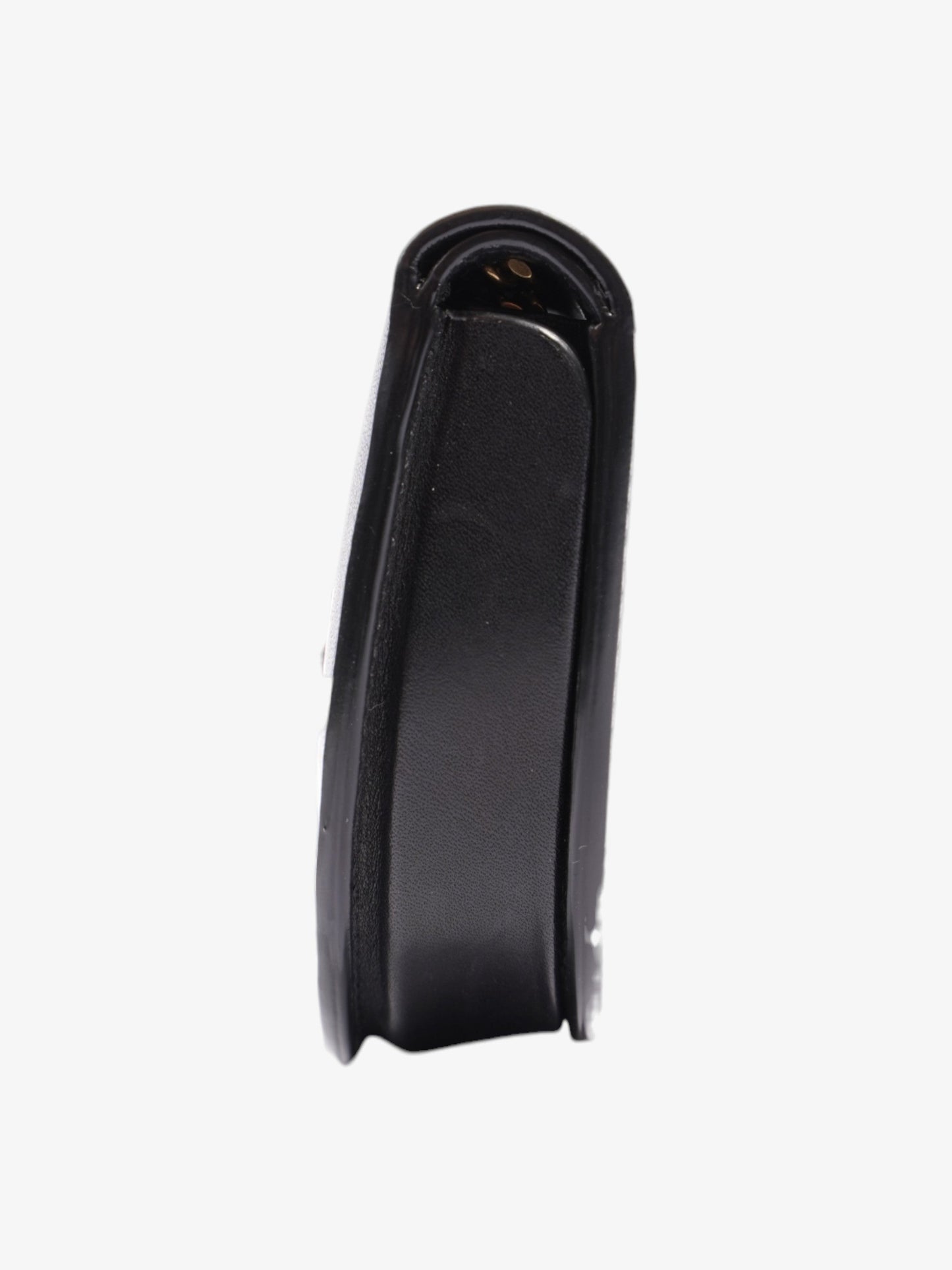 Saint Laurent Kaia Crossbody Purse Black Calfskin Leather Baby