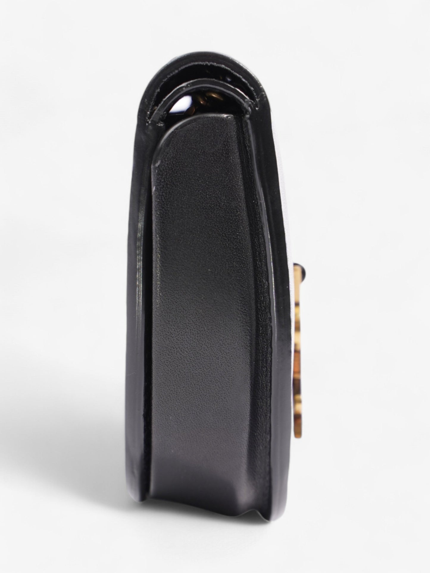 Saint Laurent Kaia Crossbody Purse Black Calfskin Leather Baby