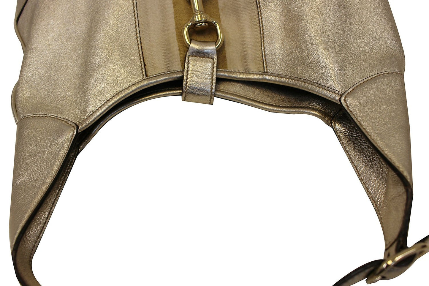 Gucci Web Jackie O Bouvier Medium Leather Hobo Bag - Last Call