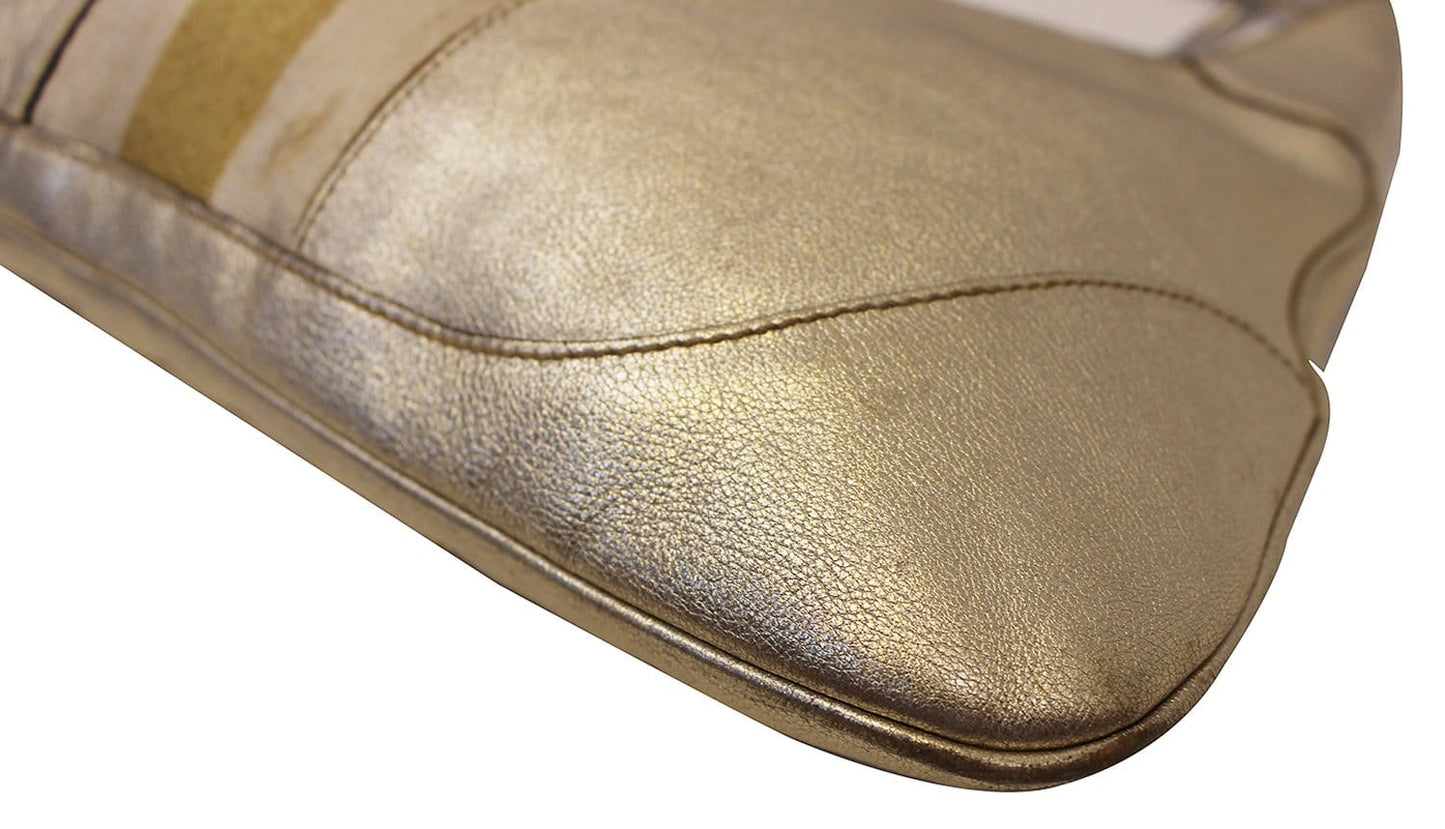 Gucci Web Jackie O Bouvier Medium Leather Hobo Bag - Last Call