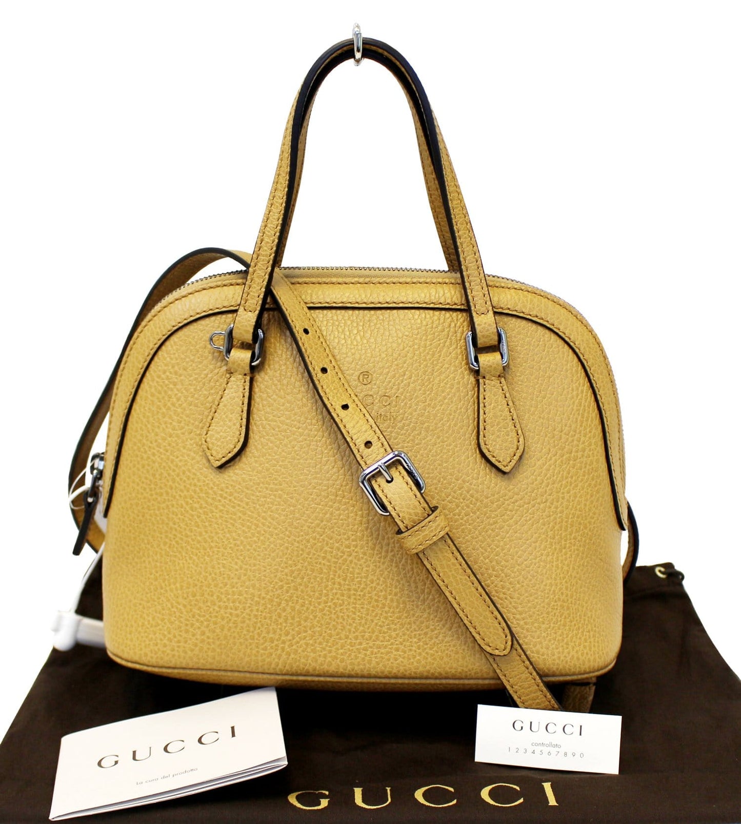 GUCCI Convertible Dome Crossbody Bag