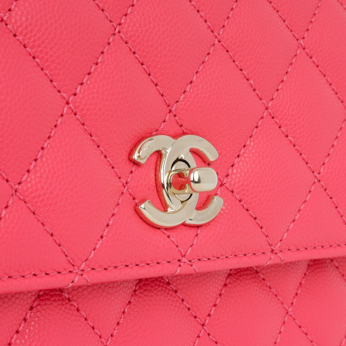 Chanel Small Coco Handle - Hot Pink