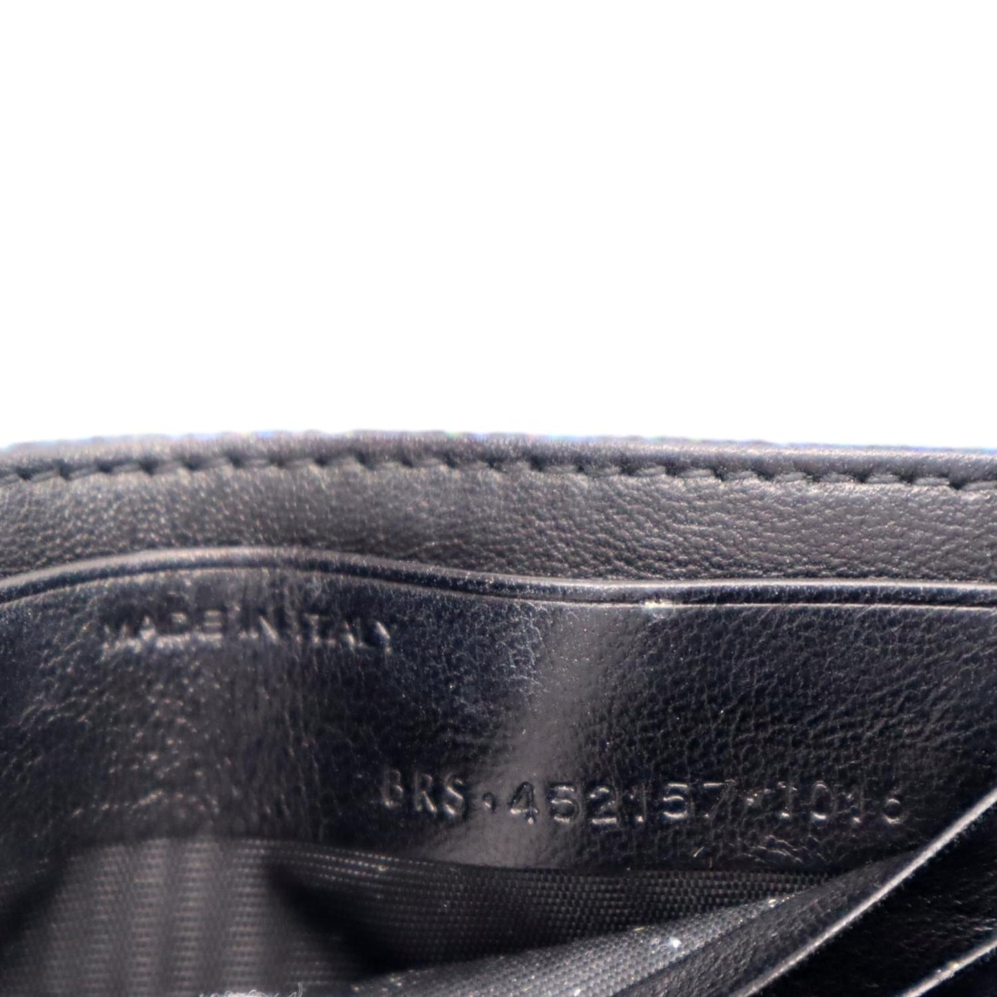 YVES SAINT LAURENT Sunset Crackled Metallic Leather Crossbody Bag Silver