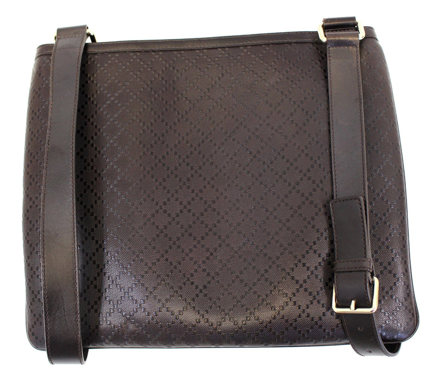 Gucci Black Hilary Lux Diamante Leather Messenger Bag