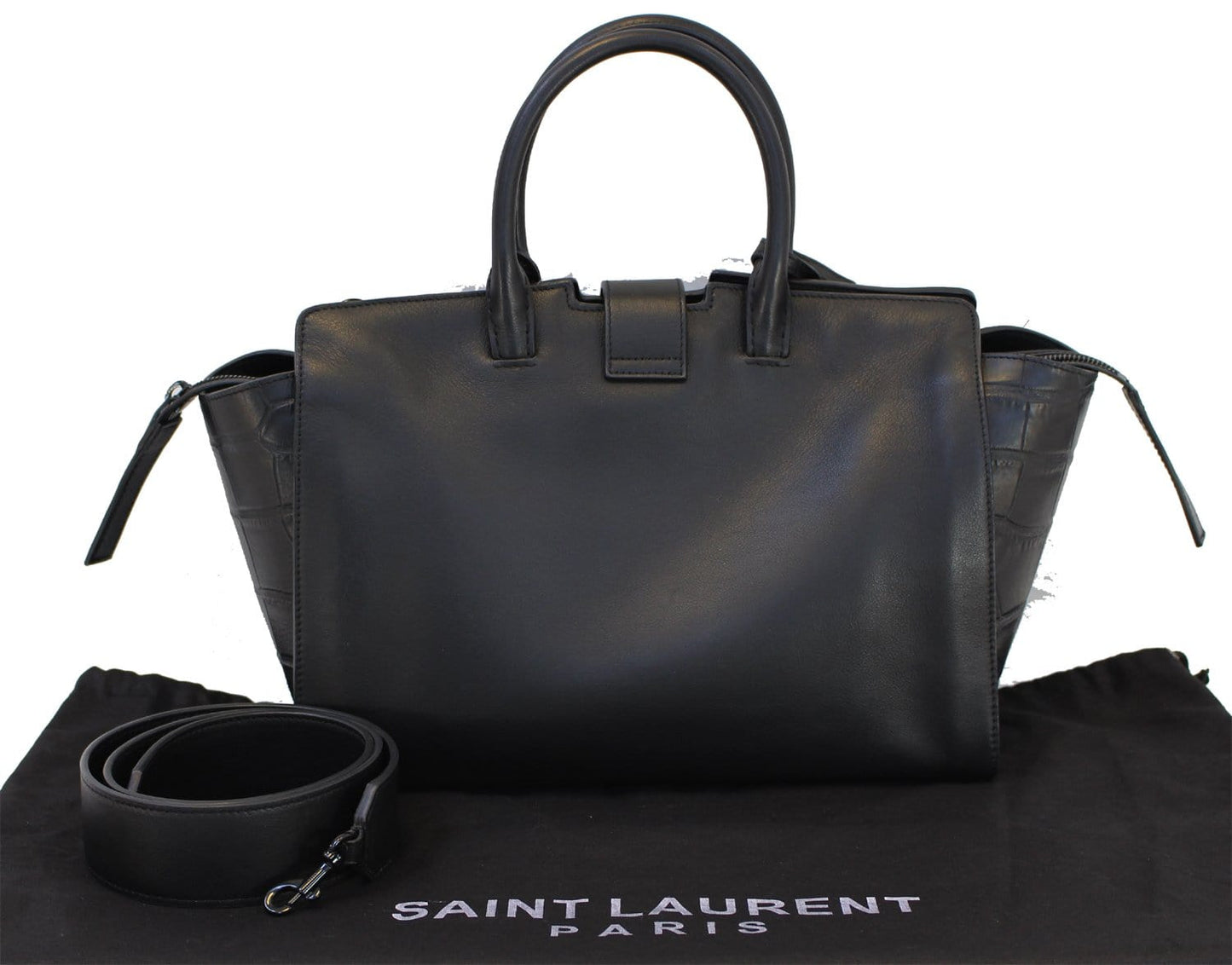 YVES SAINT LAURENT YSL Paris Downtown 2WAY  Cabas Bag
