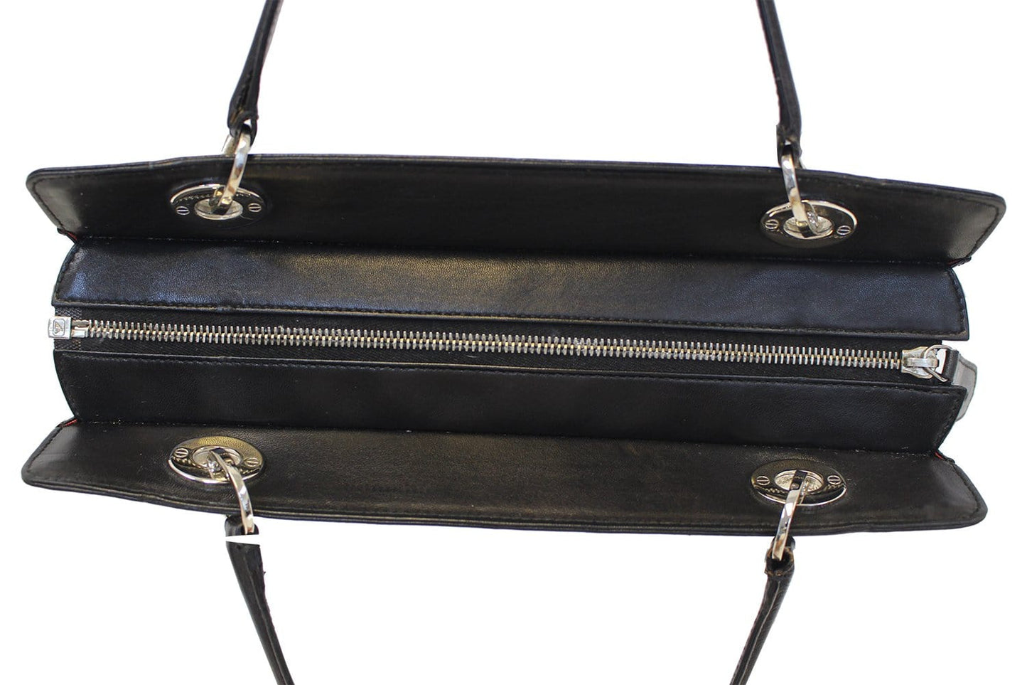 CHRISTIAN DIOR Black Studded Lady Dior Shoulder Bag