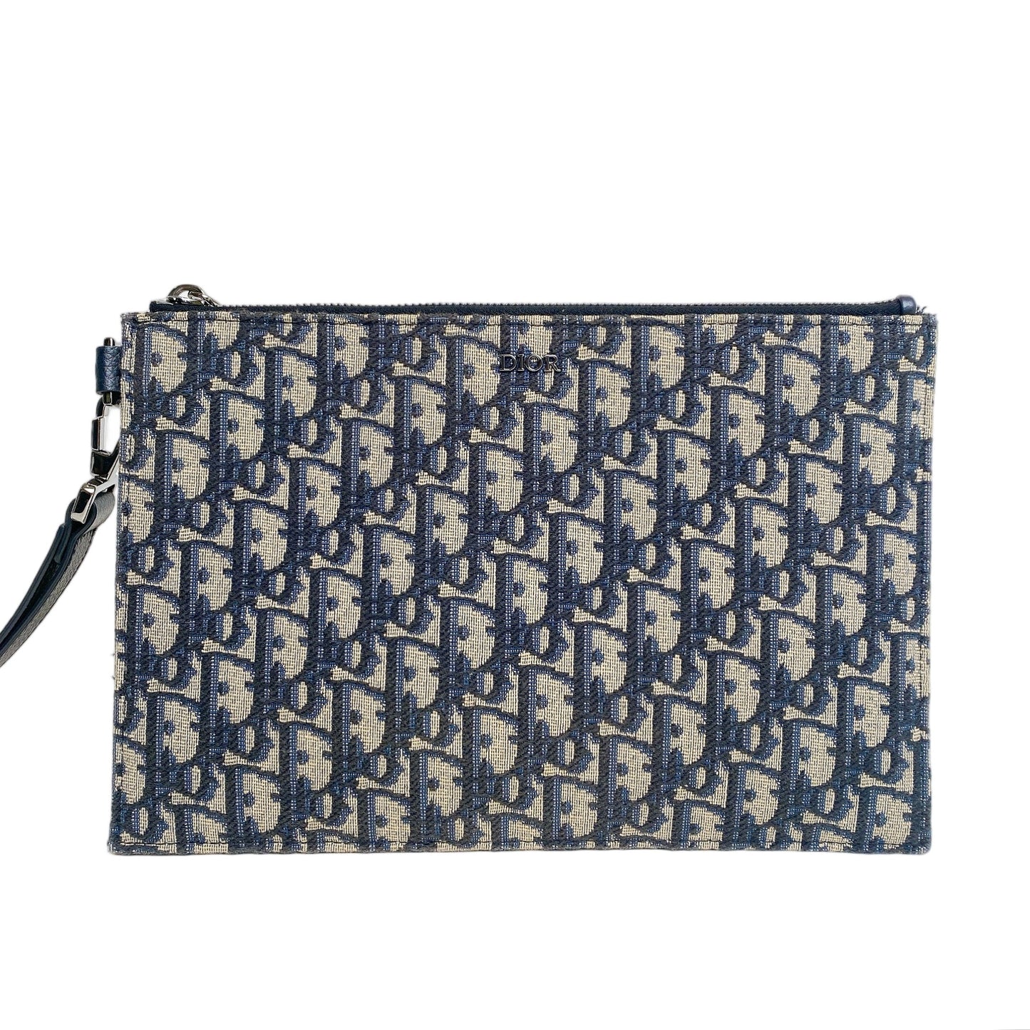 DIOR FLAT CASE OBLIQUE JACQUARD