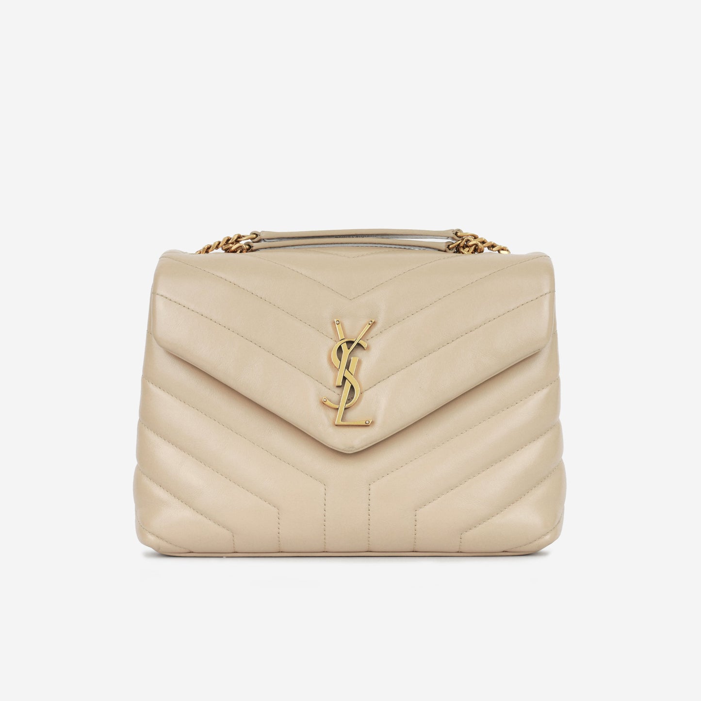 Saint Laurent Small Lou Lou - Beige