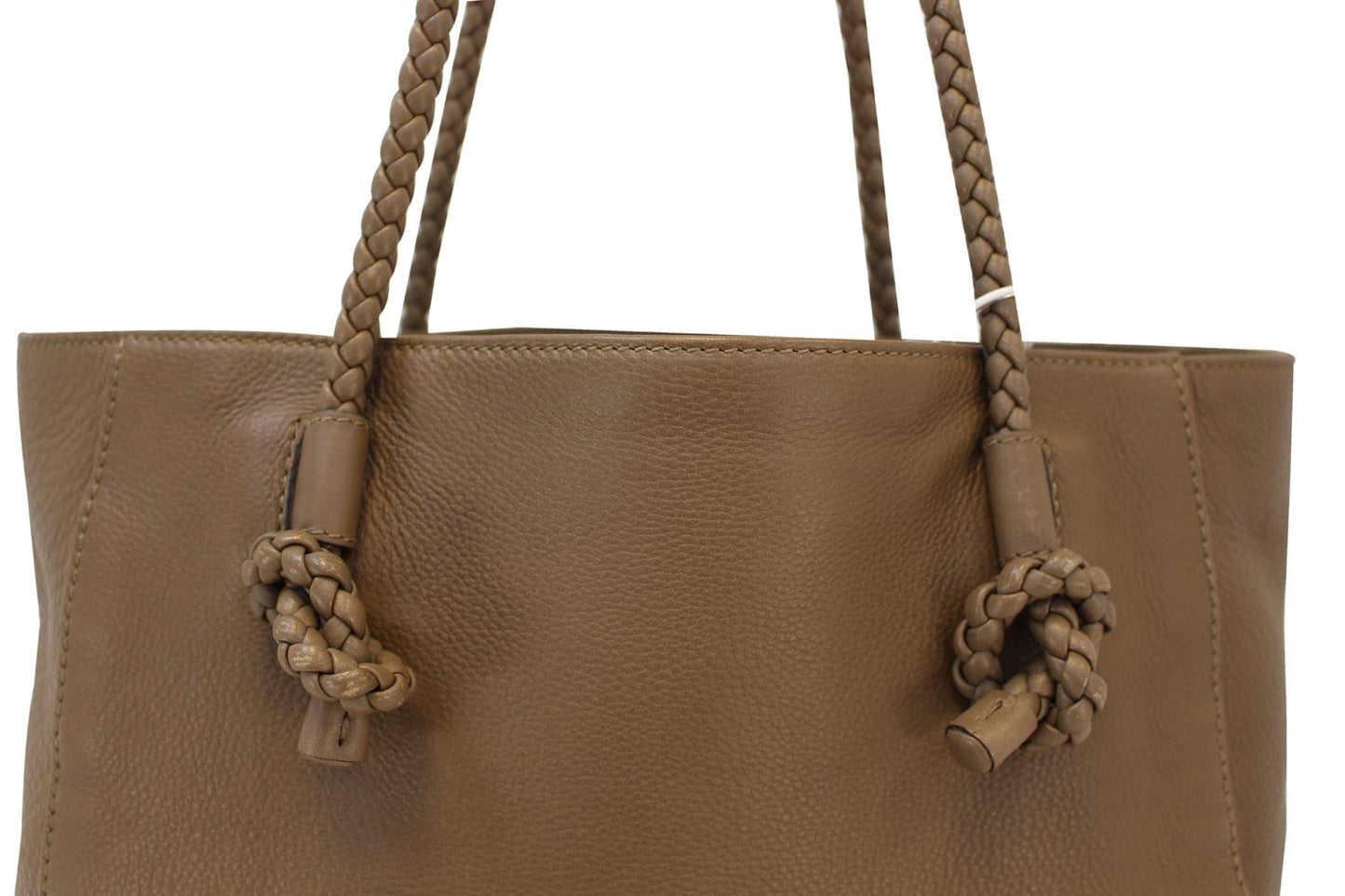 GUCCI 267903 Mesh Hand Leather Brown Tote Bag - Last Call