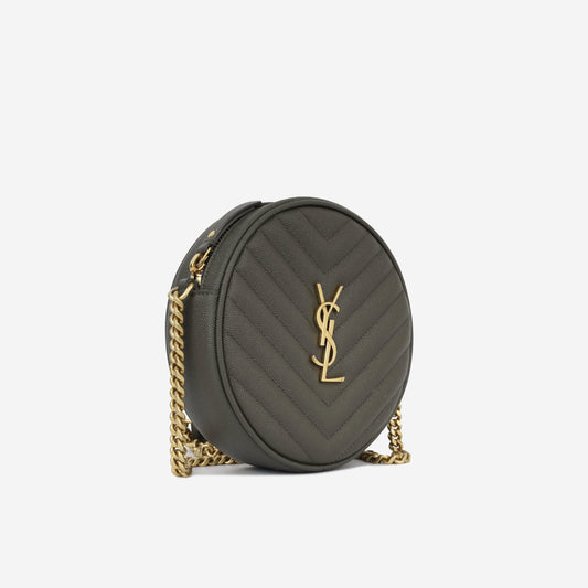 Saint Laurent Vinyle Round Camera Bag