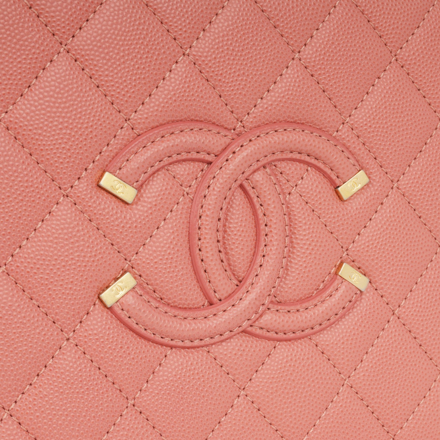Chanel Filigree CC Vanity Case - Medium
