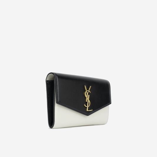 Saint Laurent Uptown Monogram Chain Wallet