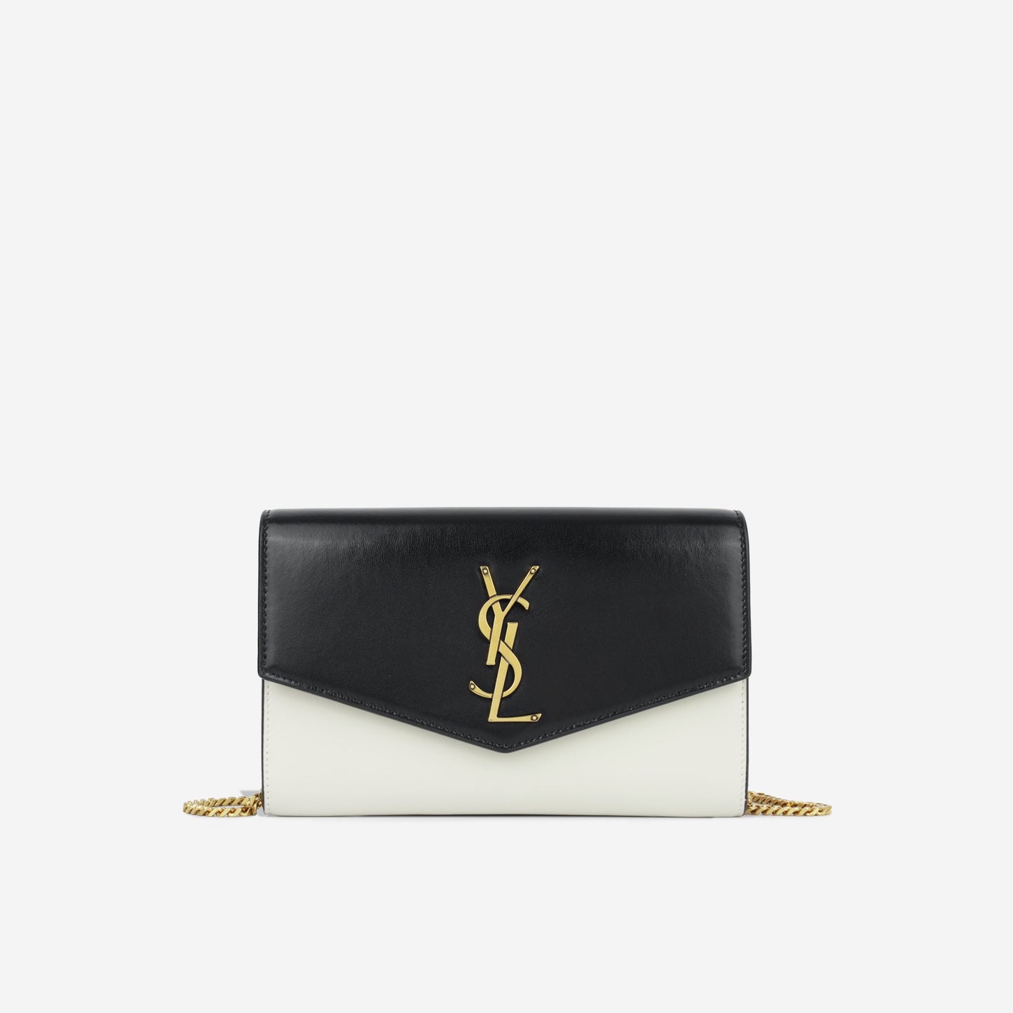Saint Laurent Uptown Monogram Chain Wallet