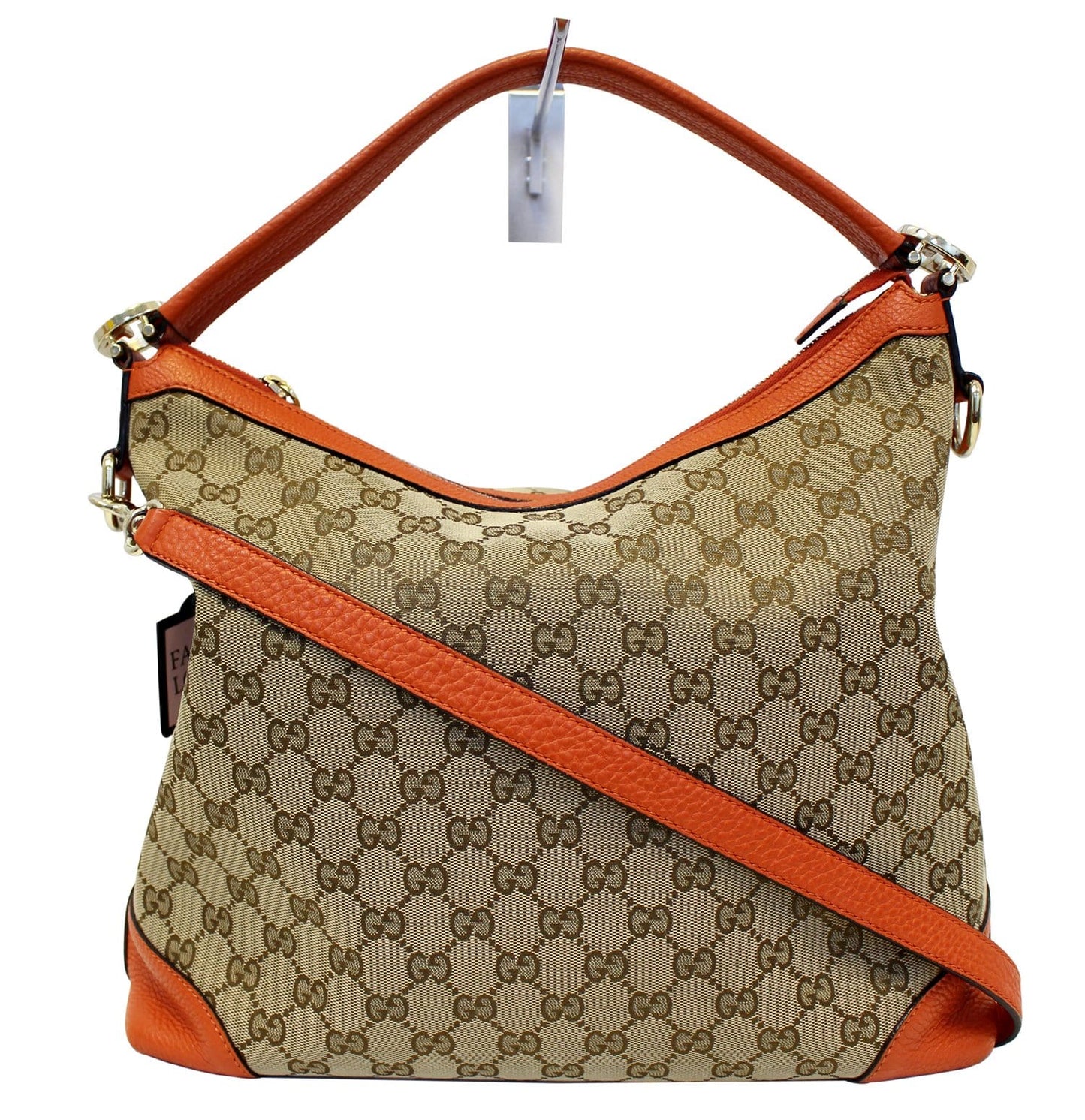 GUCCI Beige GG Canvas Miss GG Original Hobo Bag