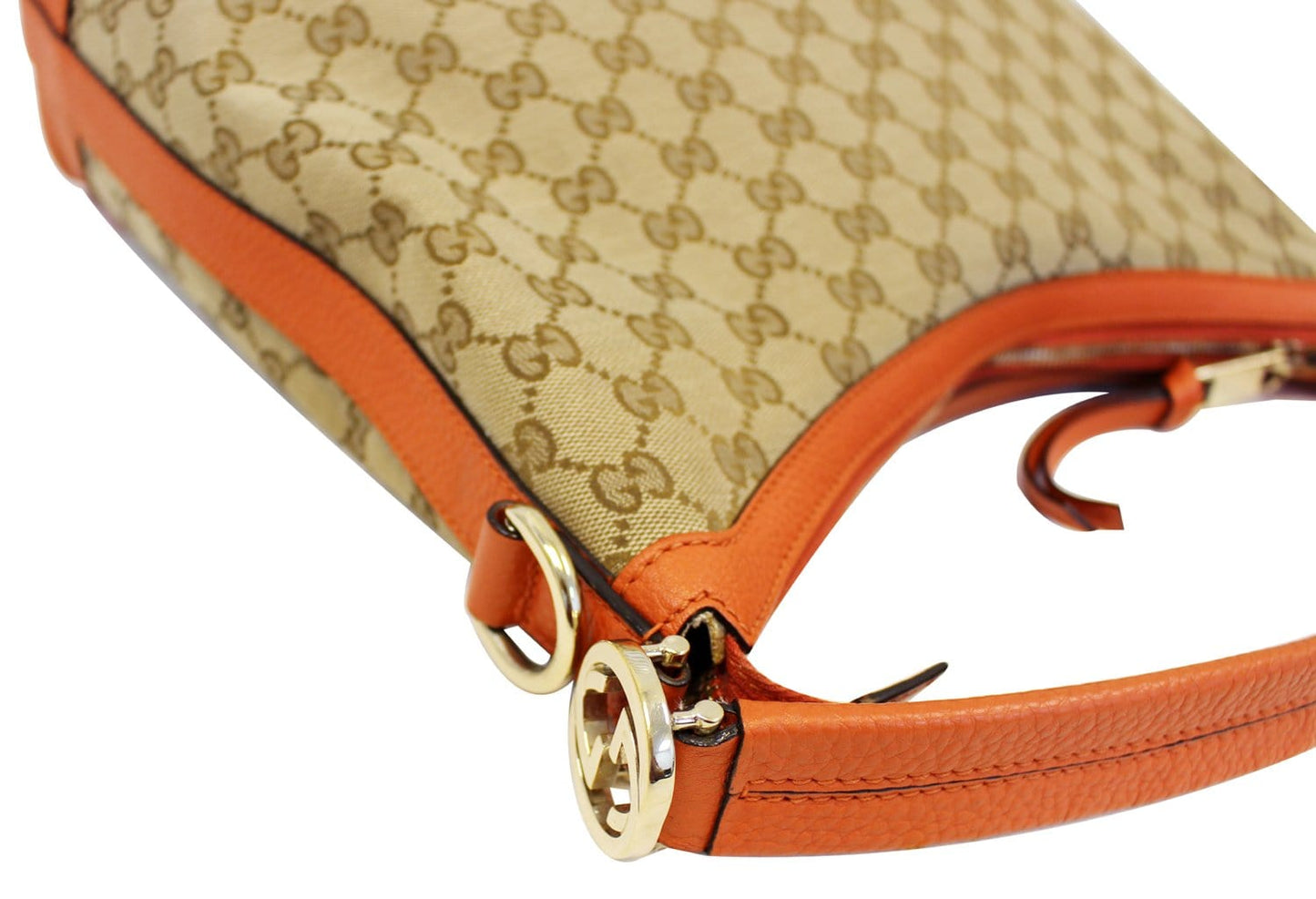 GUCCI Beige GG Canvas Miss GG Original Hobo Bag