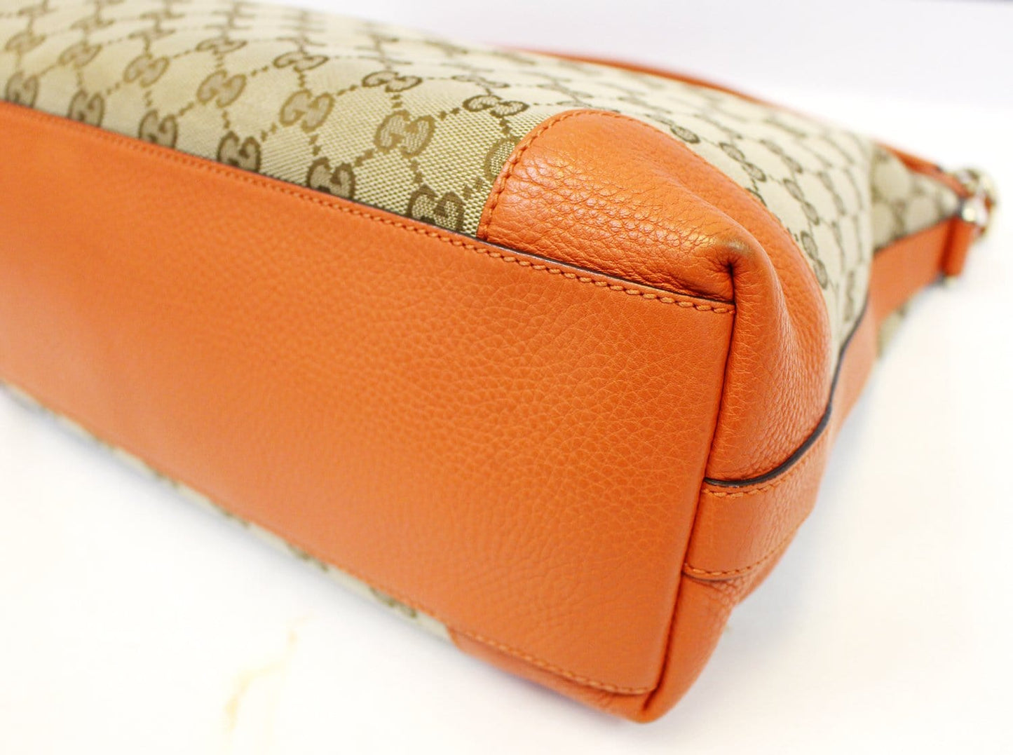 GUCCI Beige GG Canvas Miss GG Original Hobo Bag